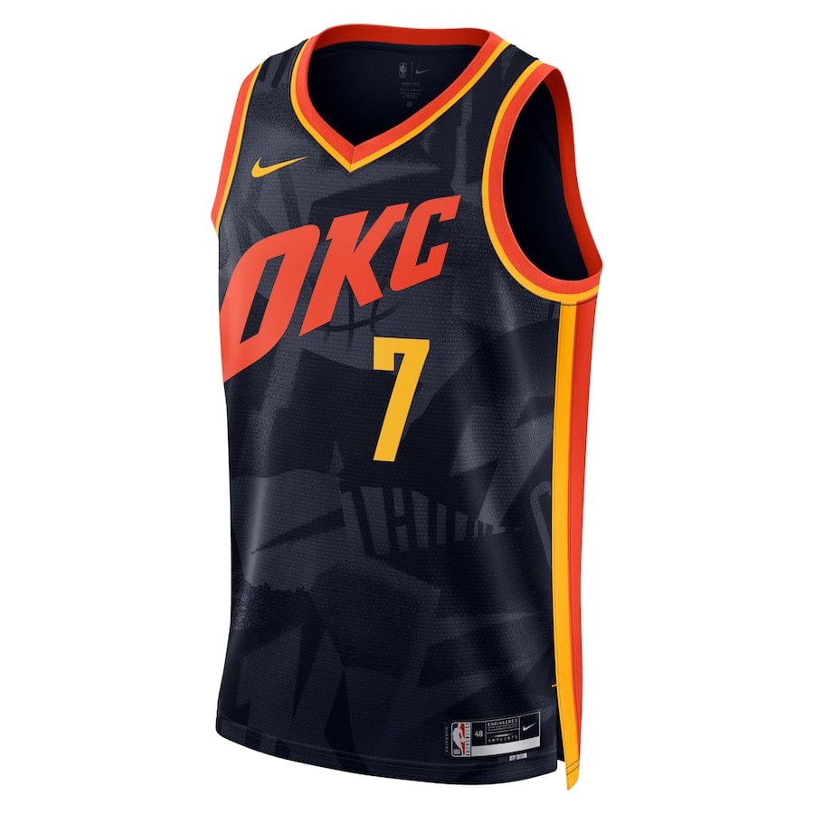 Chet Holmgren Oklahoma City Thunder City Edition 2023-2024 seasonJersey