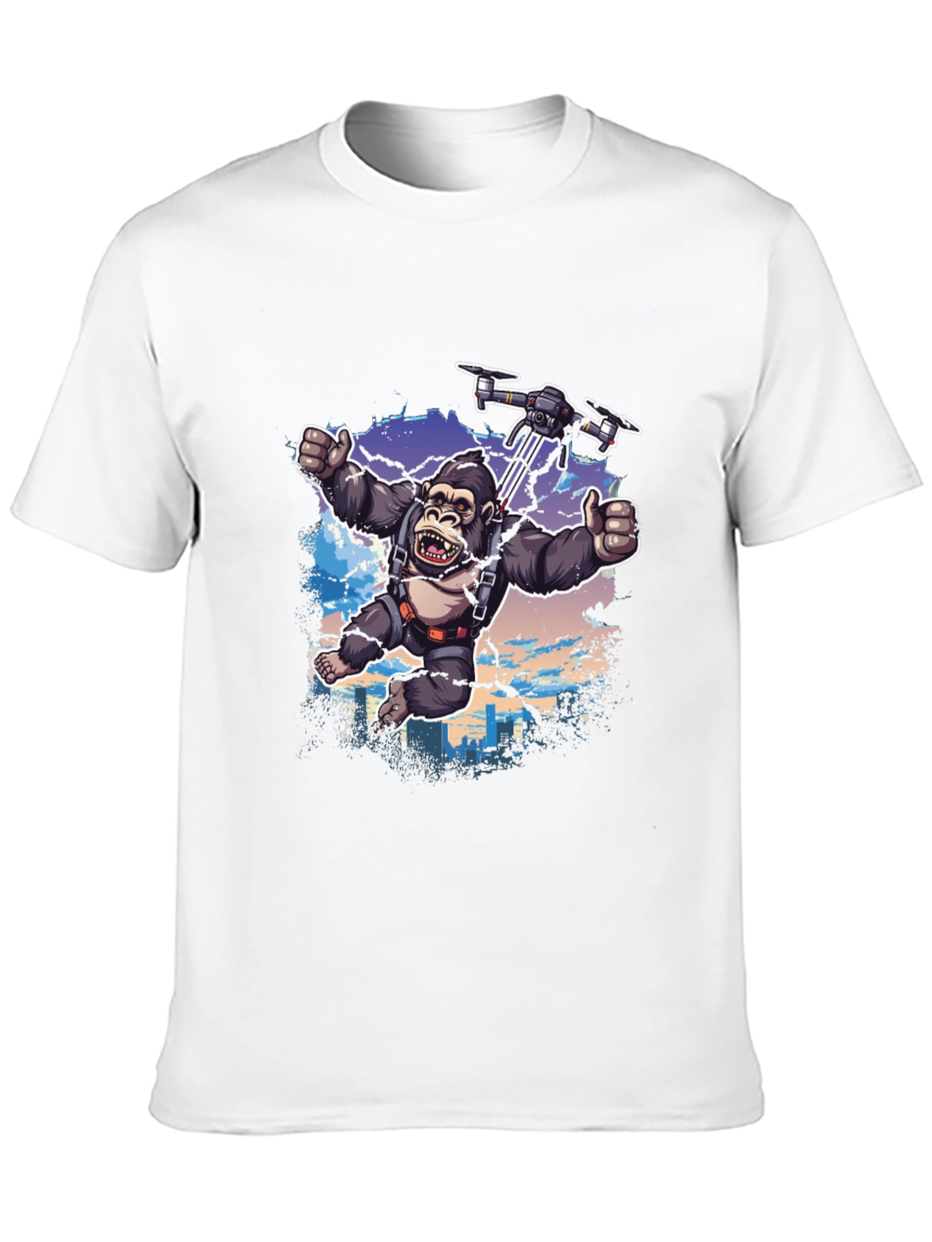 Gorilla Drone T-Shirt - Sky High Adventure!