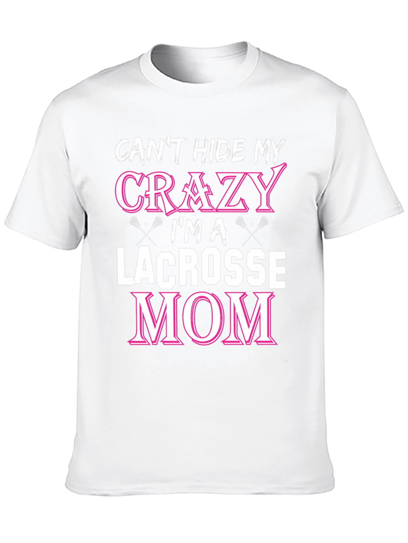 Crazy Lacrosse Mom Graphic Tee