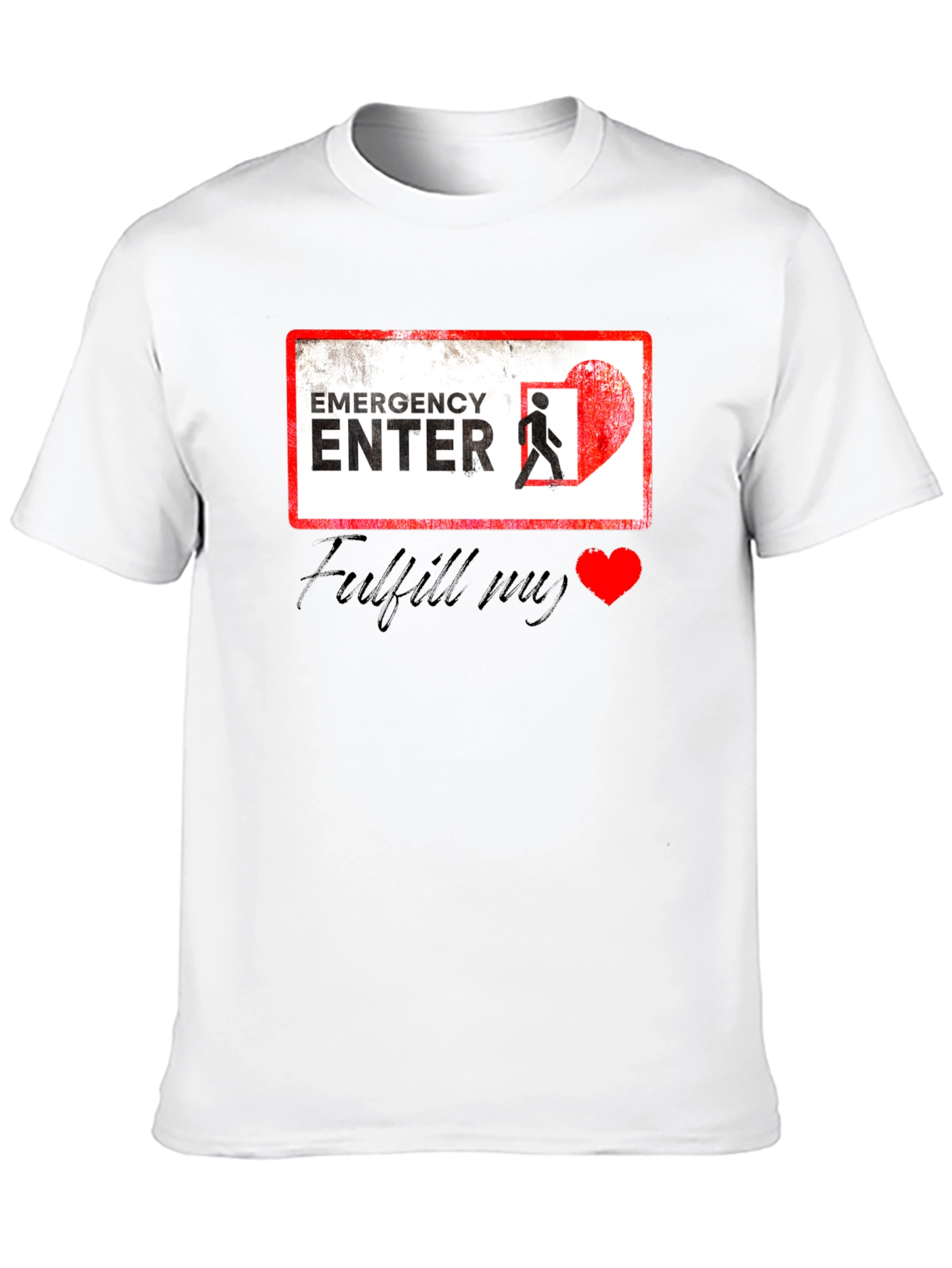 Emergency Enter My Heart Graphic Tee