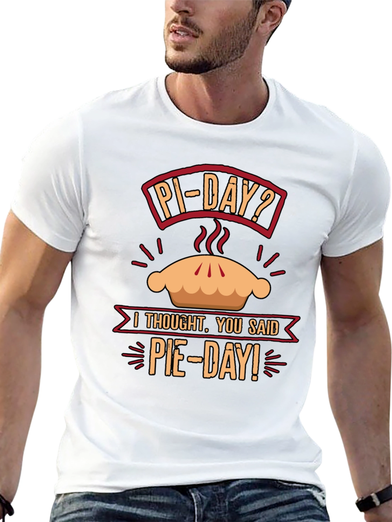 Funny Pi Day Pie Day T-Shirt Math Pun Tee