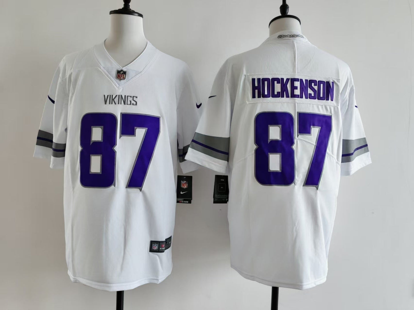 Men's Minnesota Vikings T.J. Hockenson Nike Jersey - White