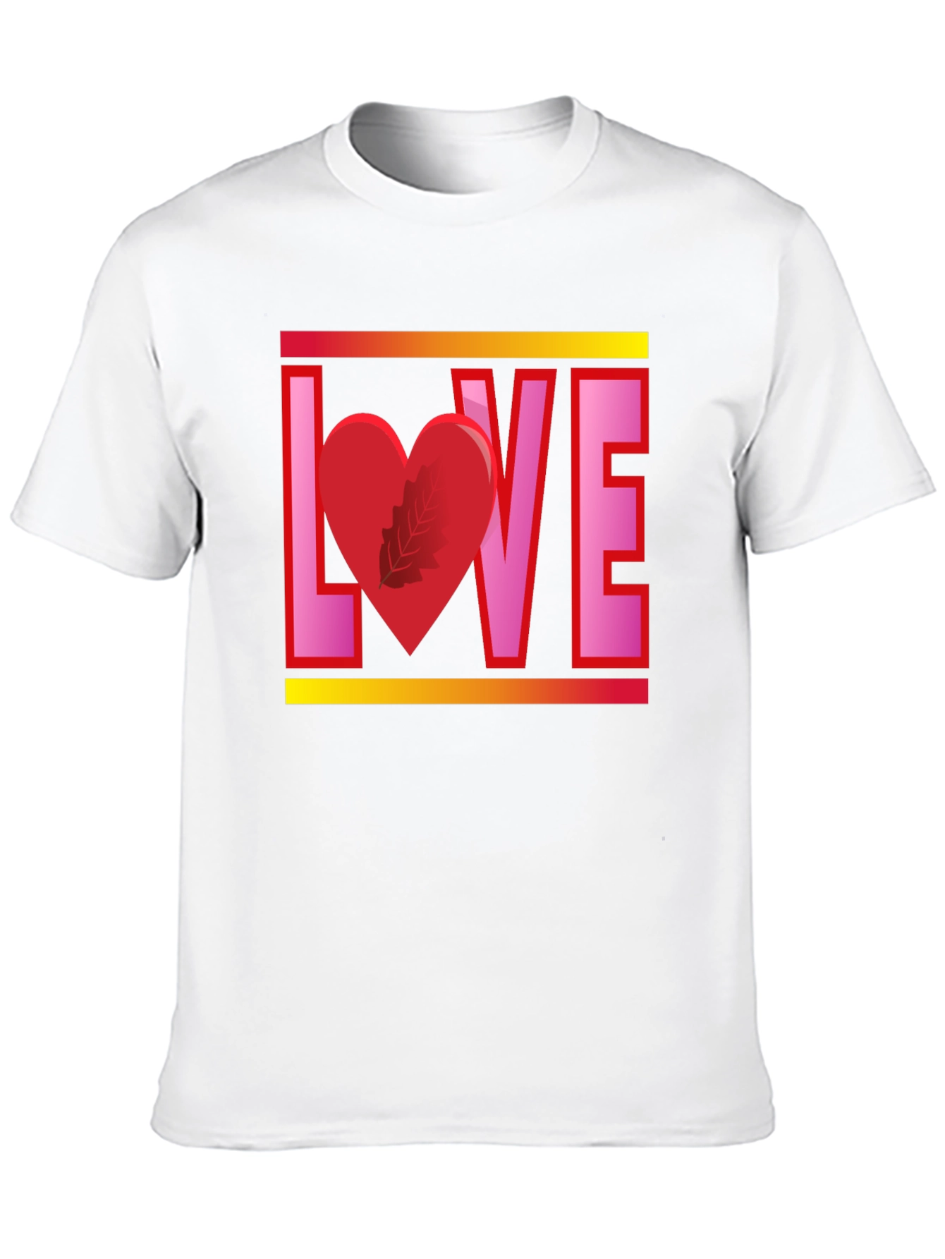 Love Graphic Print Black T-Shirt