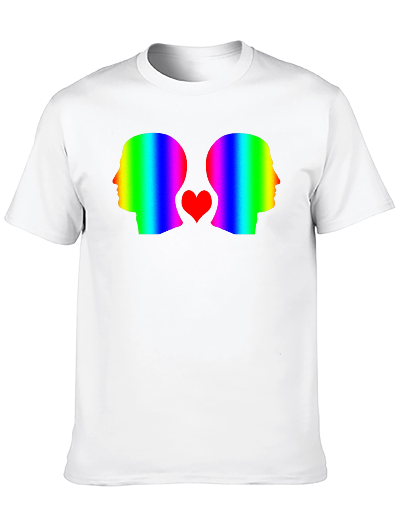 Rainbow Heads T-Shirt: Love & Pride Graphic Tee