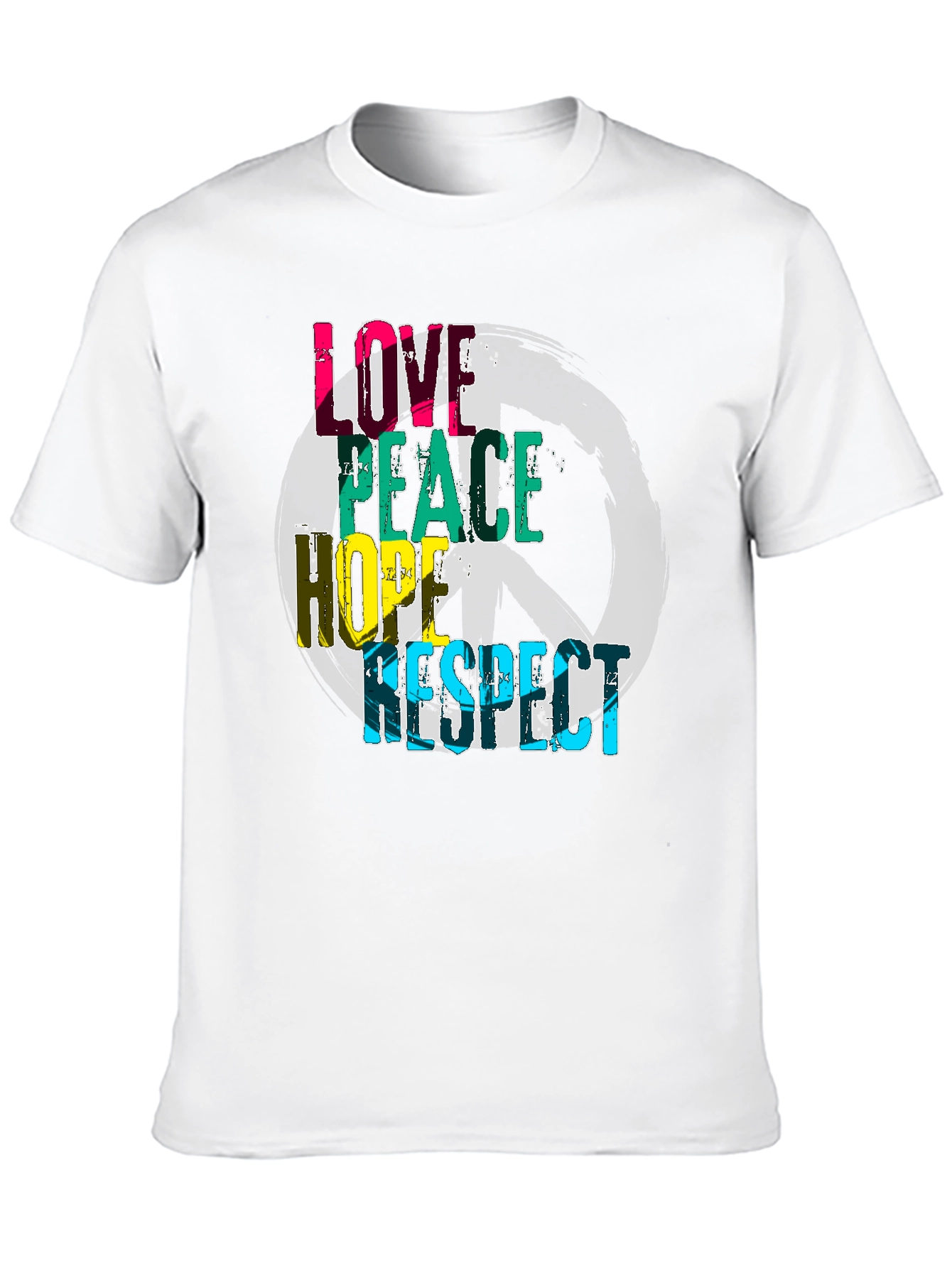 Love Peace Hope Respect Graphic T-Shirt