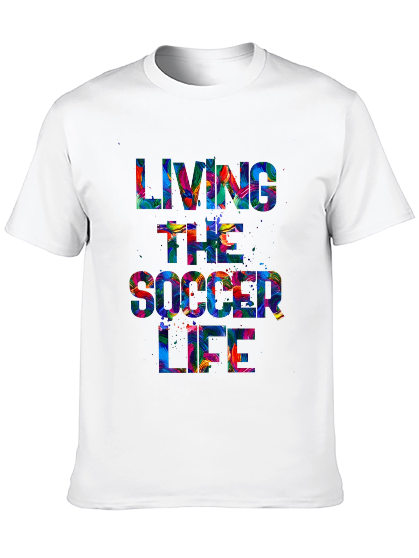 Living the Soccer Life Graphic Tee