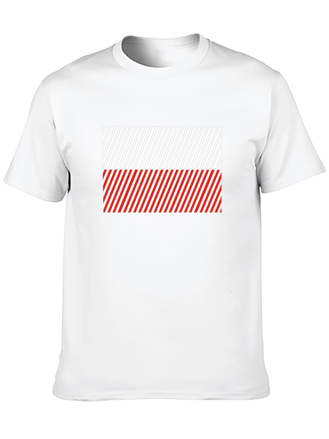 Striped Poland Flag T-Shirt