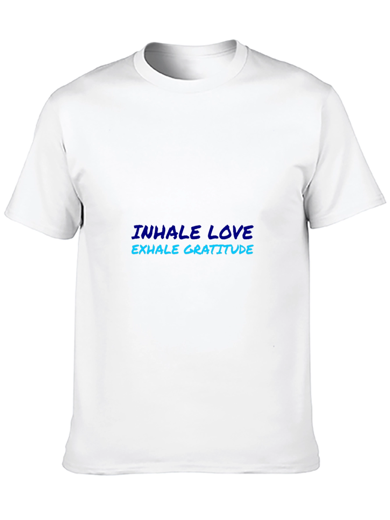Inhale Love Exhale Gratitude Black T-Shirt