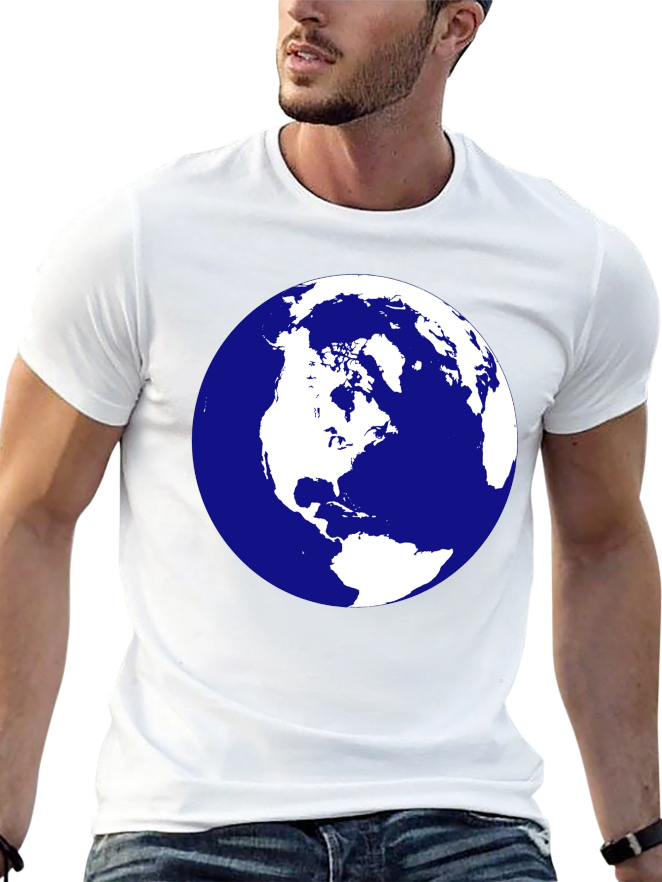 Earth Graphic Black T-Shirt