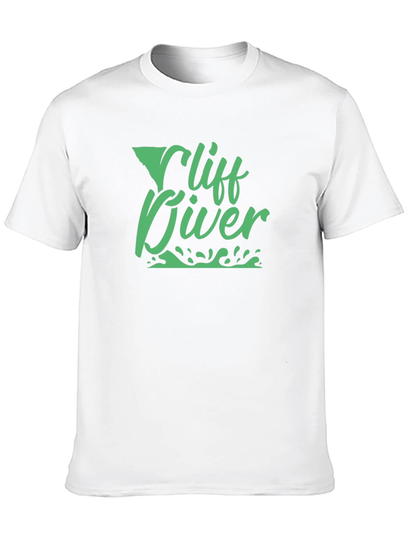 Cliff Diver Graphic Tee - Black