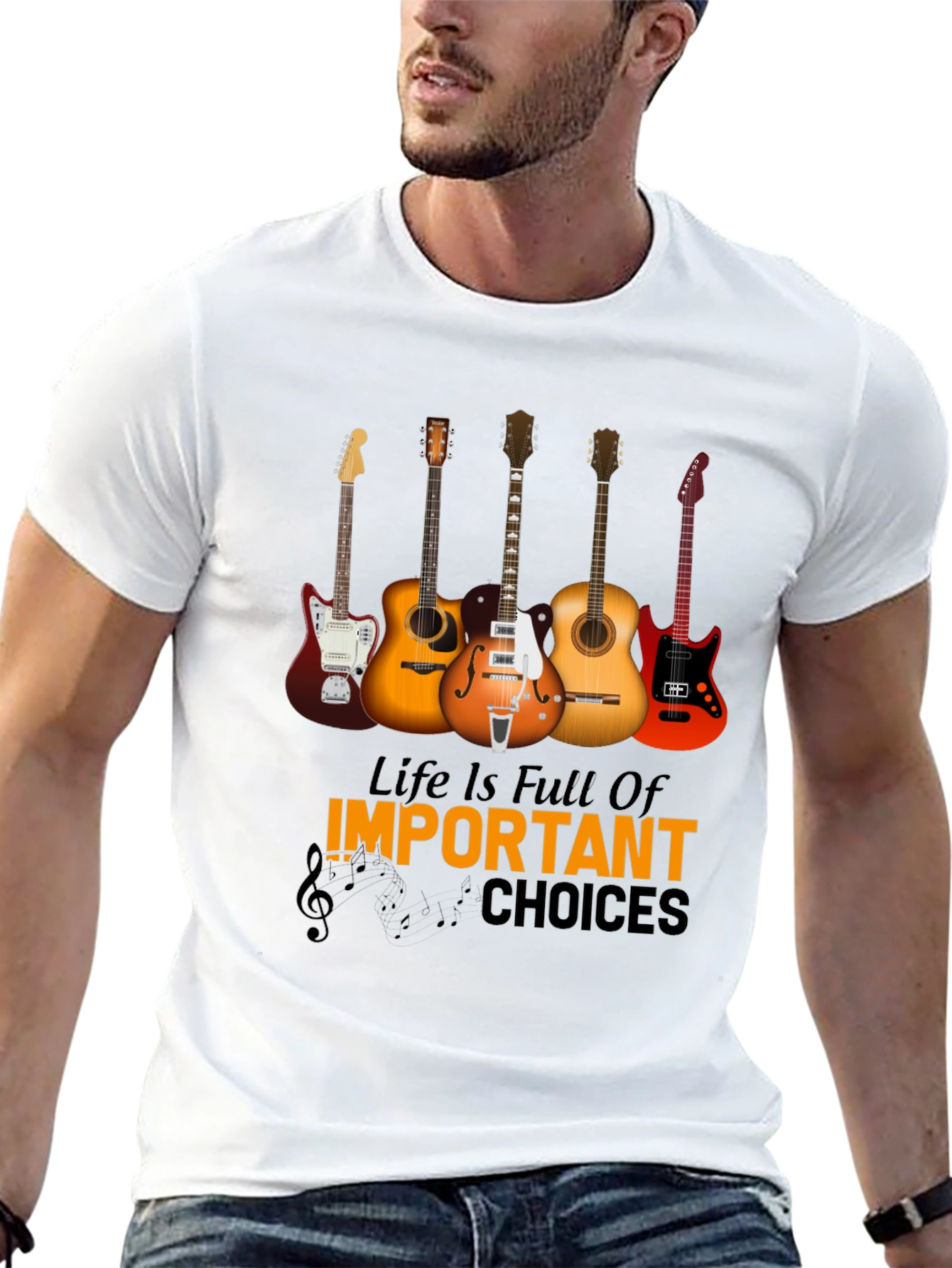 Guitar Choice Tee - Music Lover T-Shirt