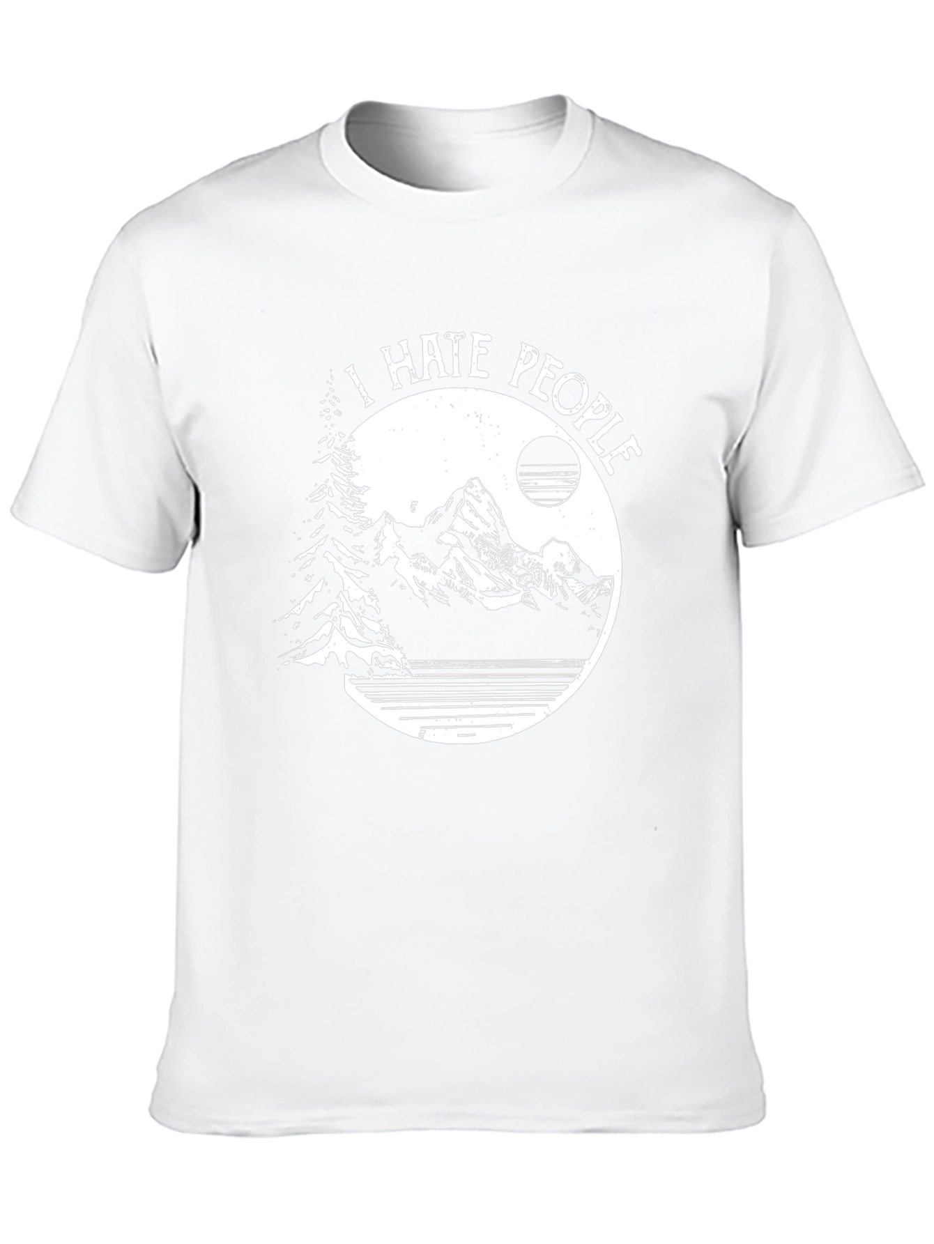 I Hate People Mountain Graphic Tee