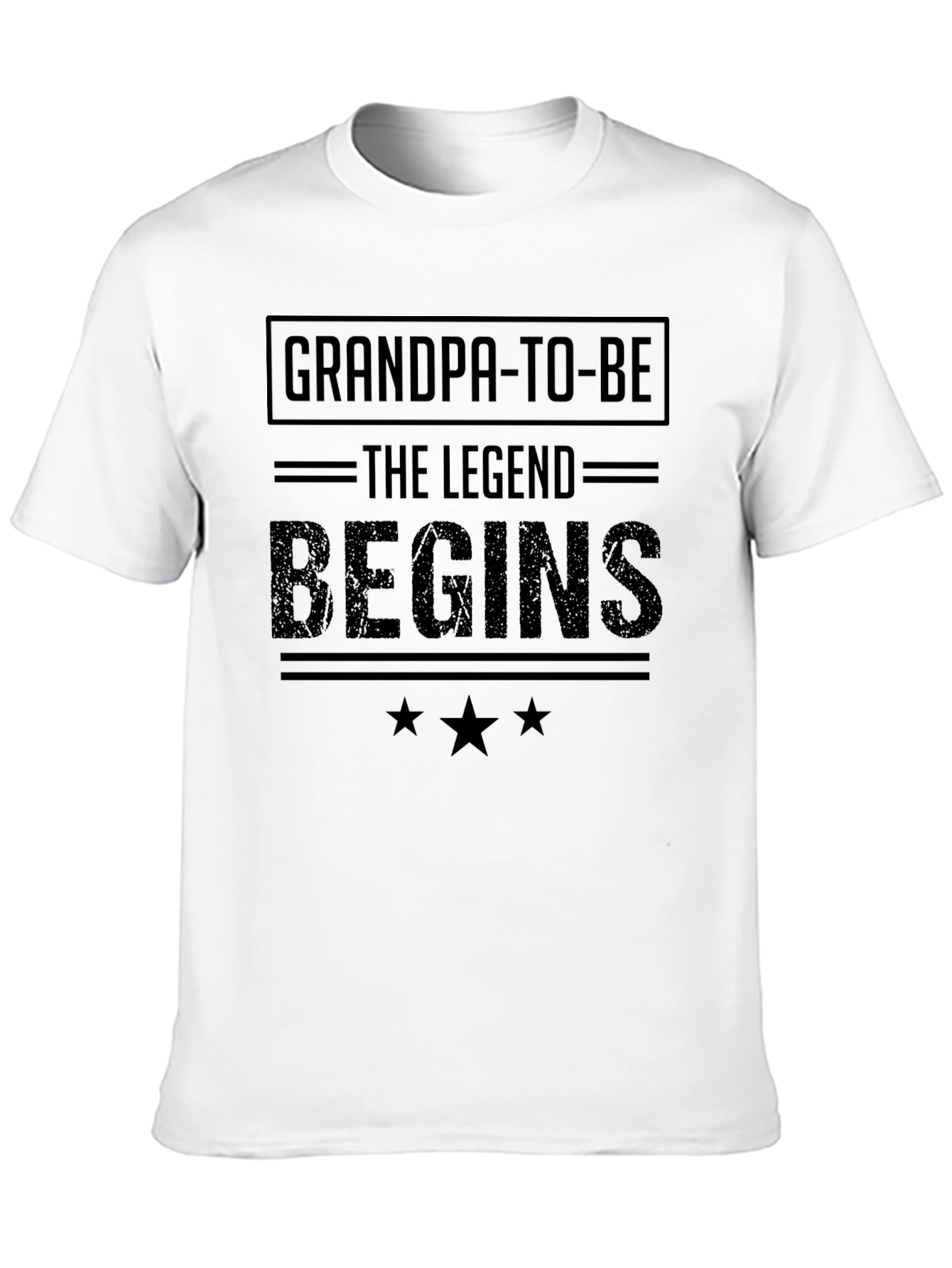 Grandpa-To-Be Legend Begins T-Shirt
