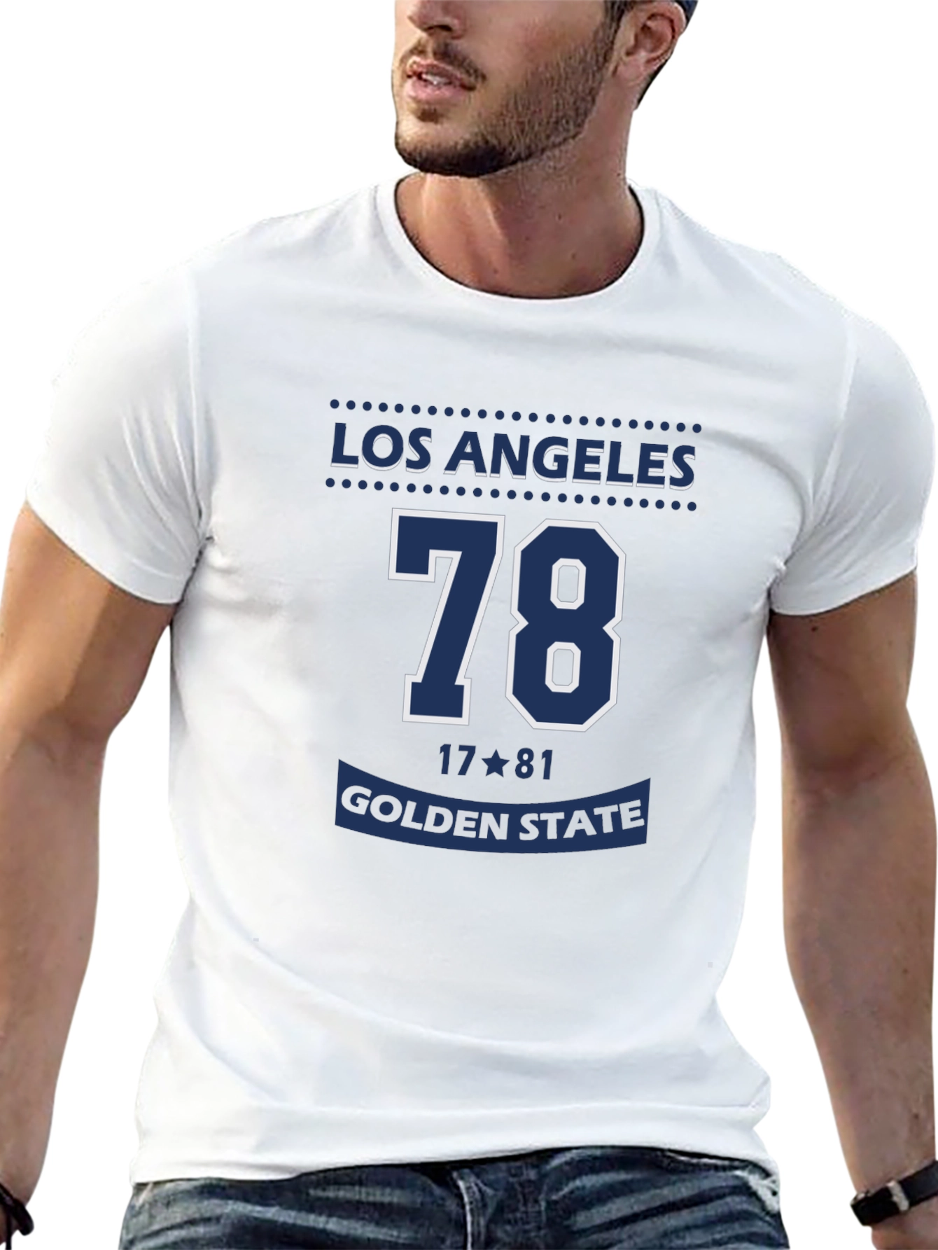 Los Angeles 78 Golden State Basketball T-Shirt