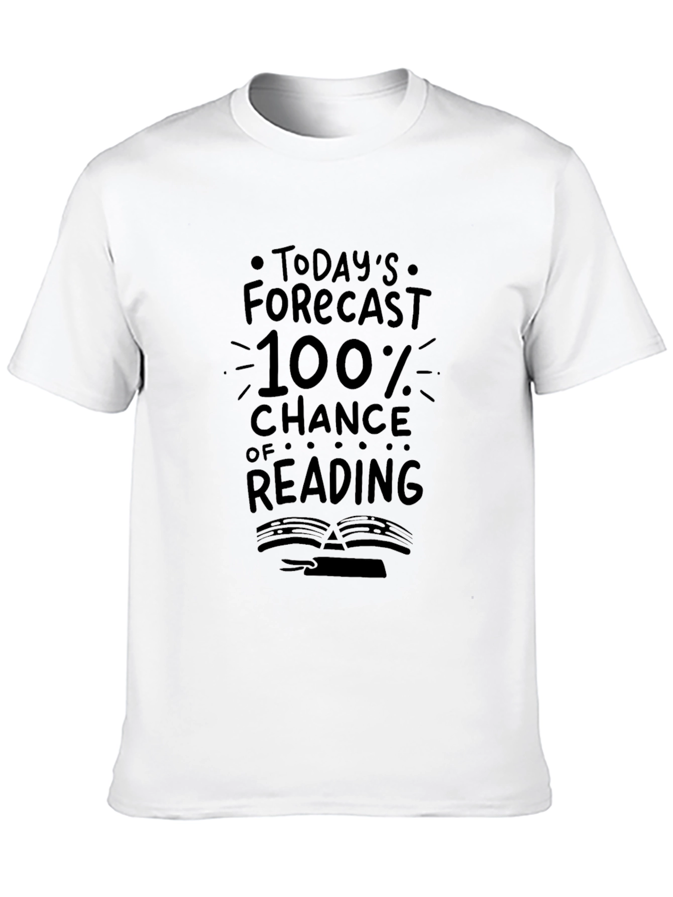 Reading Forecast Black T-Shirt