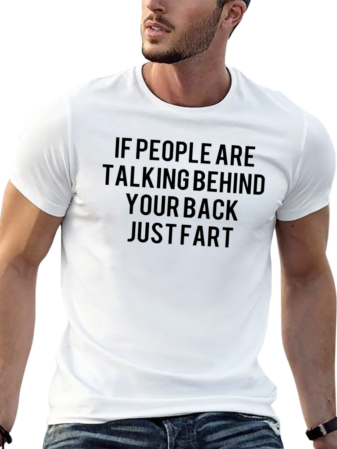 Funny Sarcastic Graphic Tee - If People Are Talking...