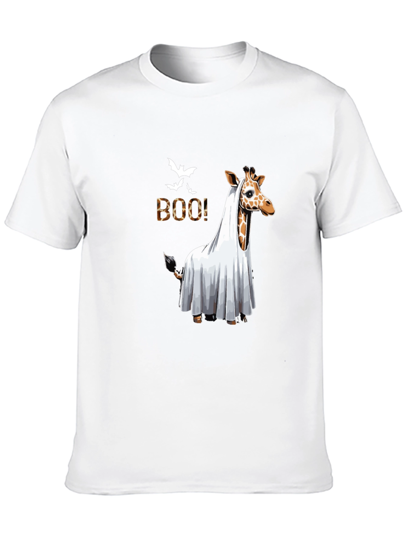 Giraffe Ghost Halloween T-Shirt