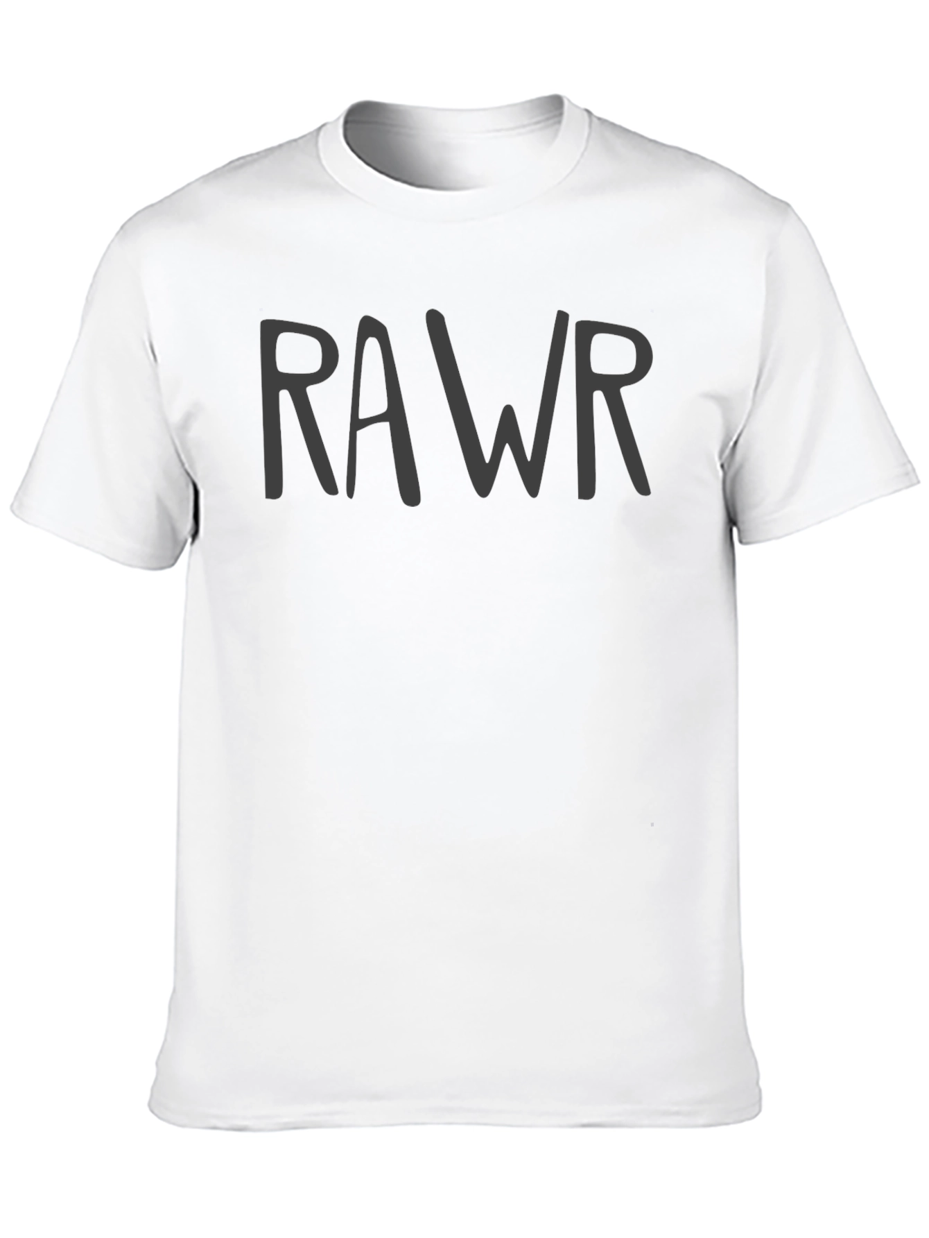 RAWR Graphic Tee - Stylish Black Cotton T-Shirt