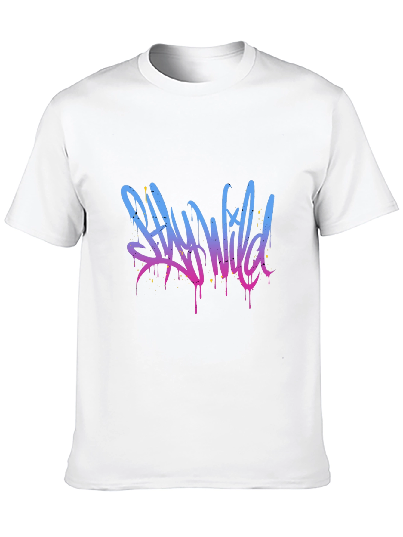 Stay Wild Graphic T-Shirt - Black