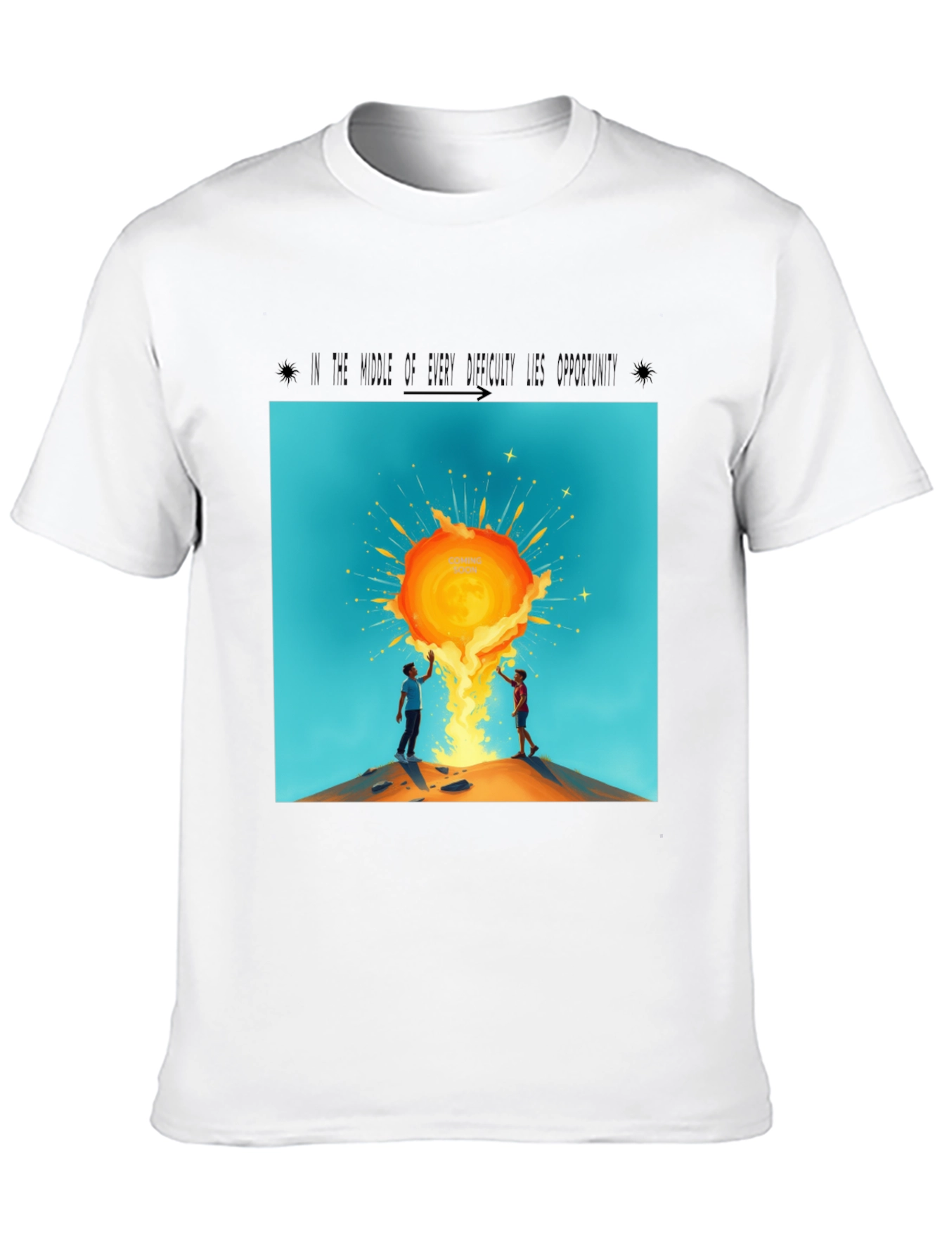 Sunburst Graphic Tee - Unisex Black T-Shirt