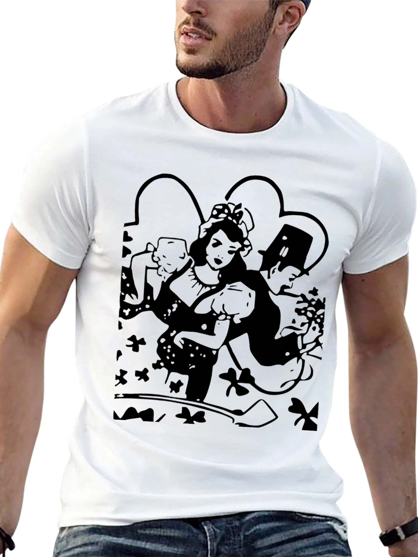 St. Patricks Day Graphic Tee - Black