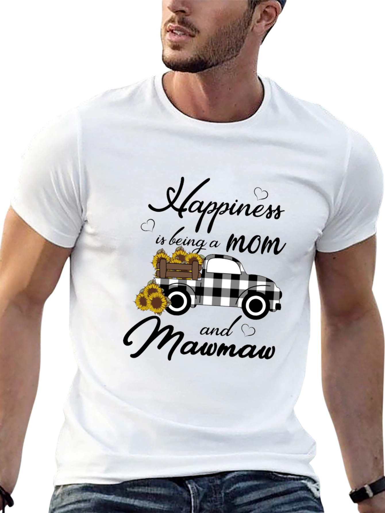 Happiness is Being a Mom and Mawmaw T-Shirt