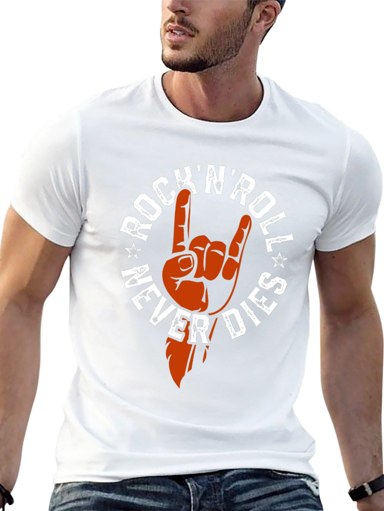 Rock N Roll Never Dies Graphic Tee