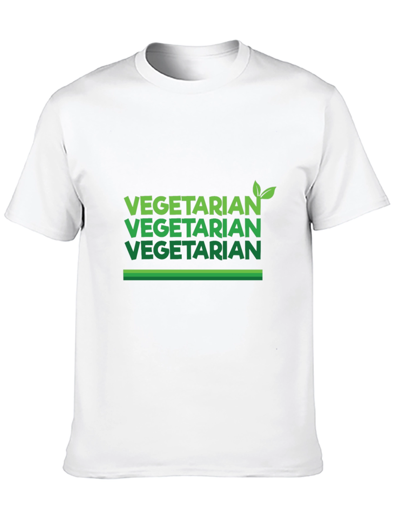 Vegetarian Graphic Tee - Black Casual Shirt