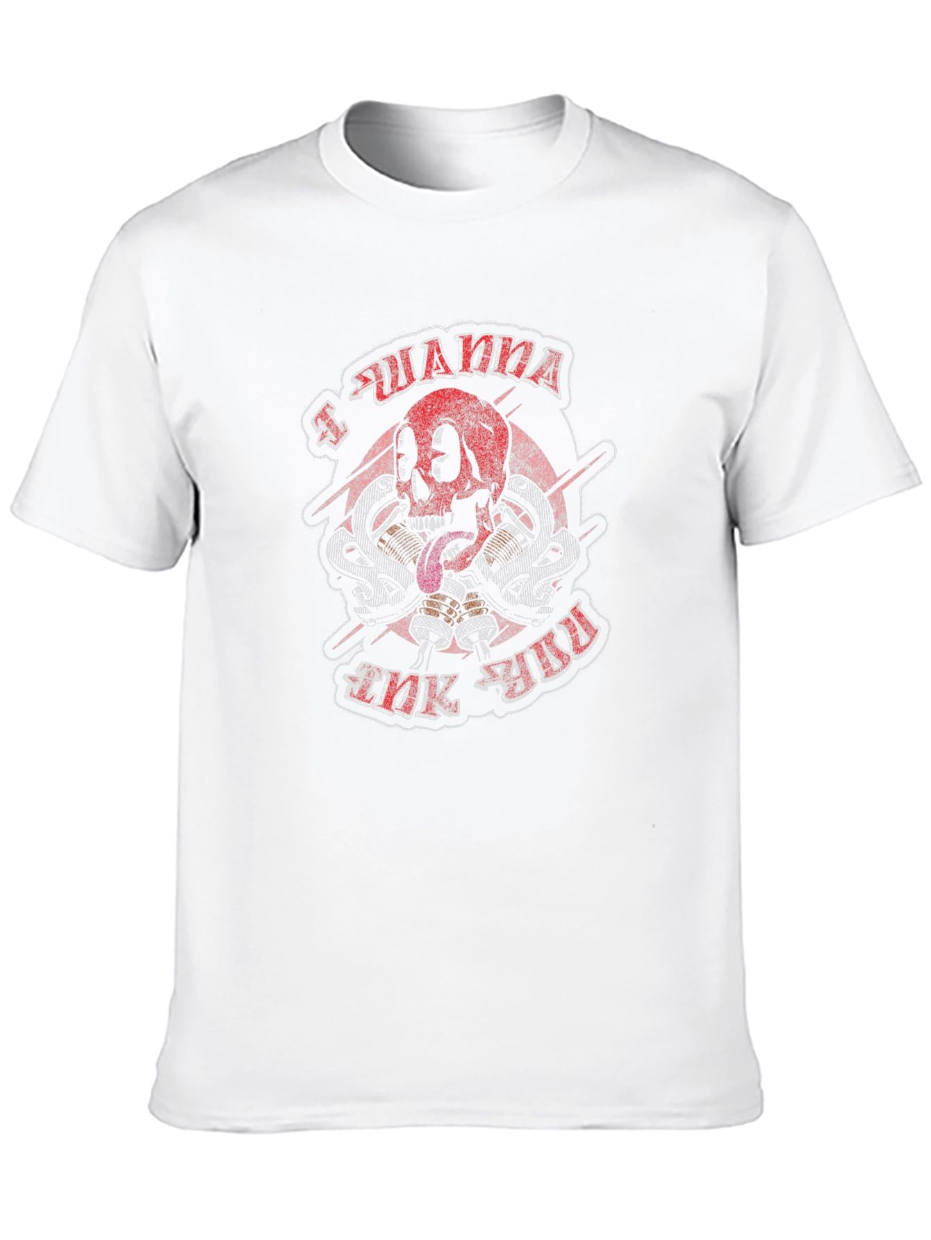 Skull & Snakes Graphic T-Shirt - Black
