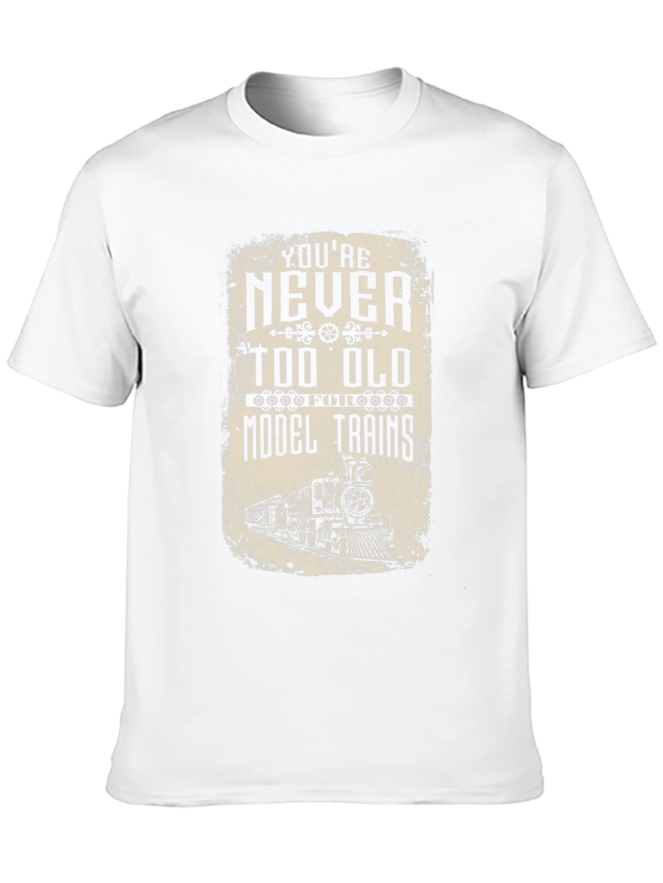 Model Train Enthusiast Black T-Shirt