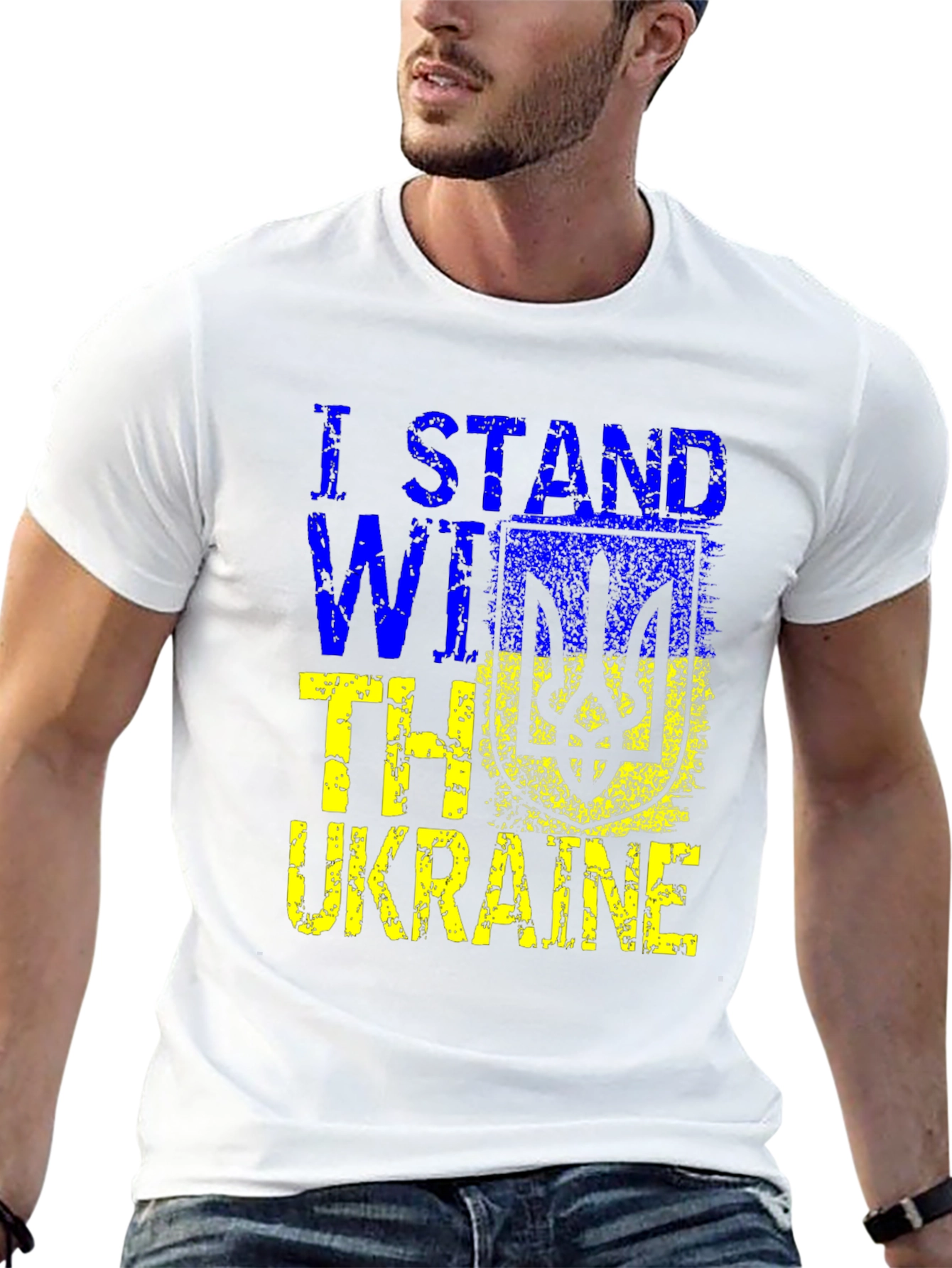 I Stand With Ukraine Graphic T-Shirt