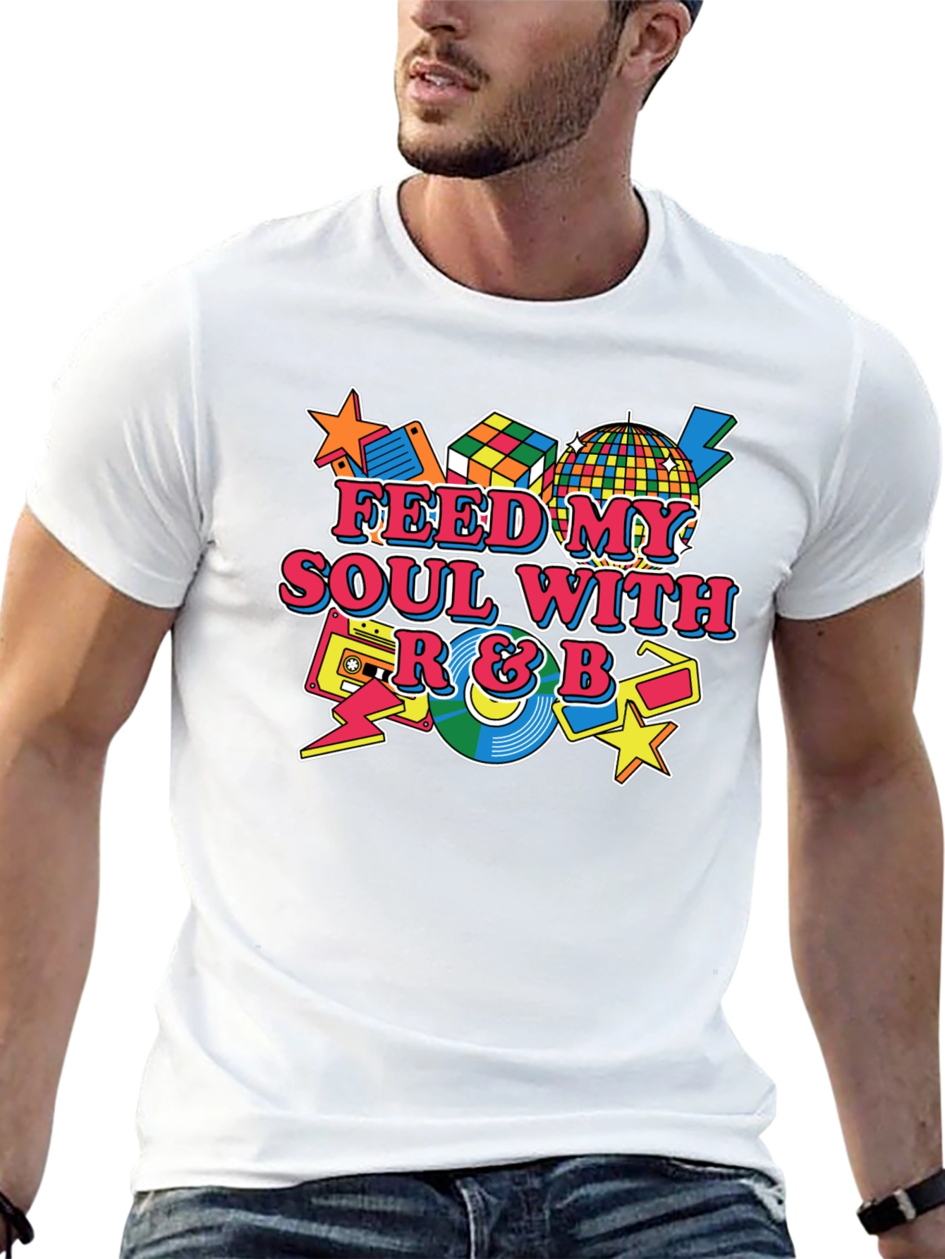 Retro R&B Soul T-Shirt - Music Lover Tee