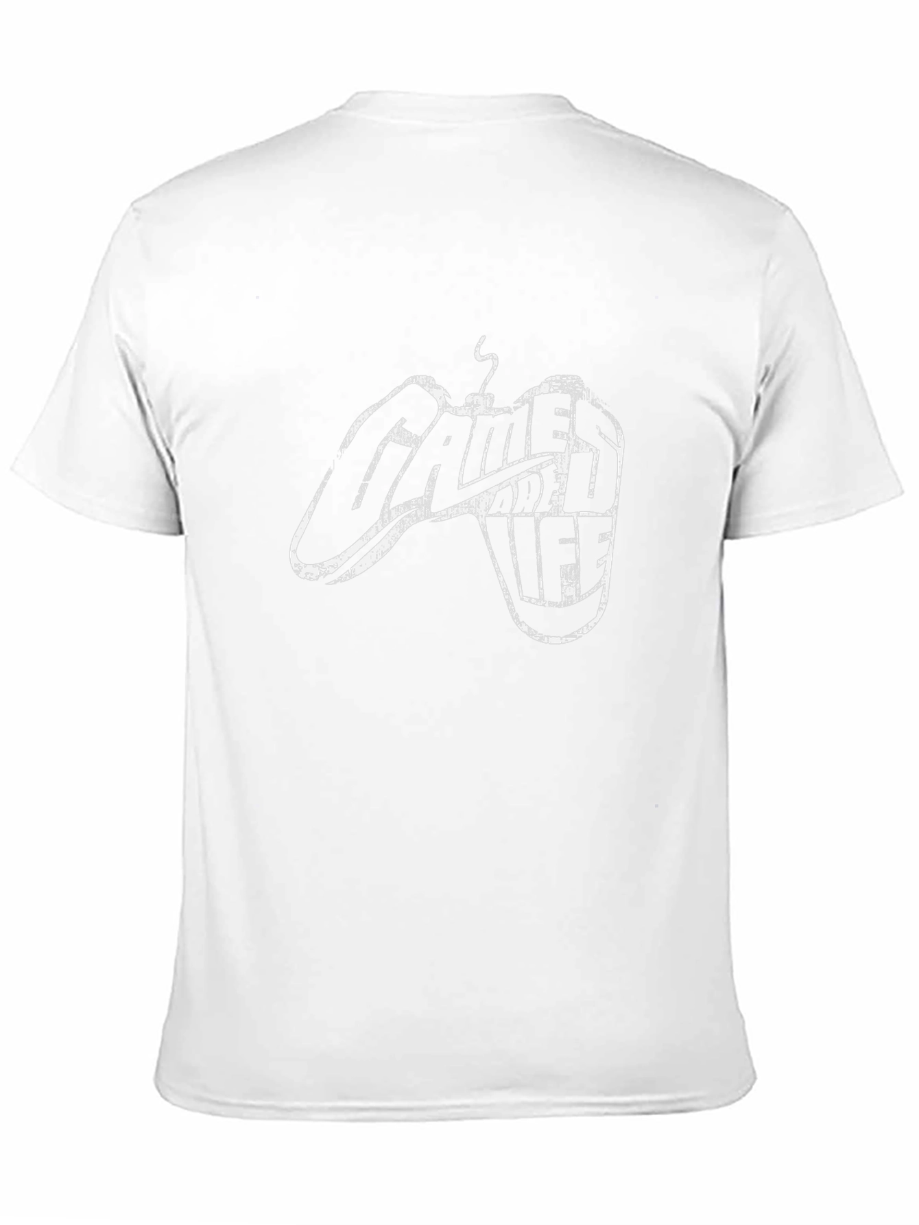 Gamer Life Black Graphic Tee - Controller Design