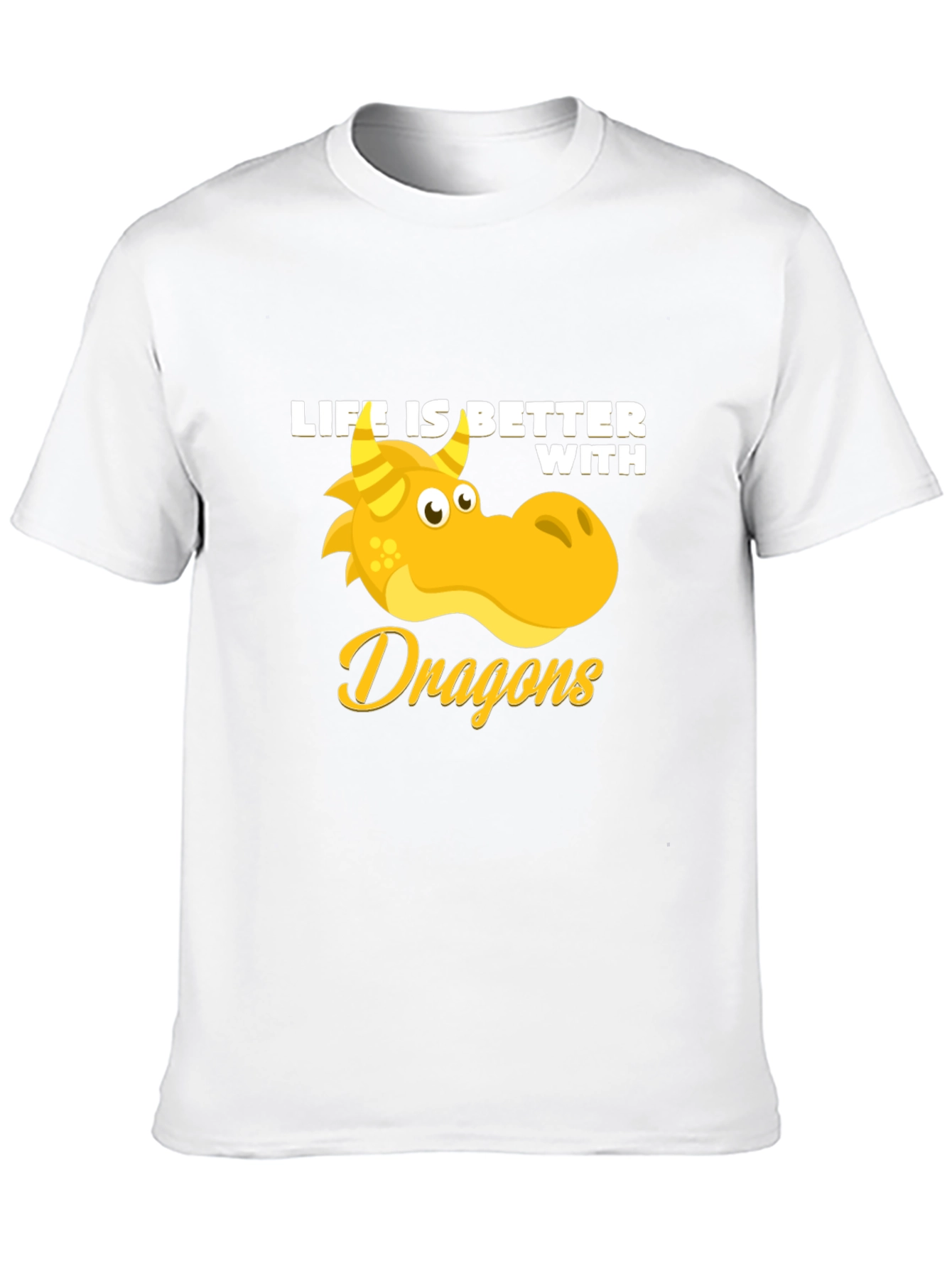 Life is Better with Dragons T-Shirt - Black