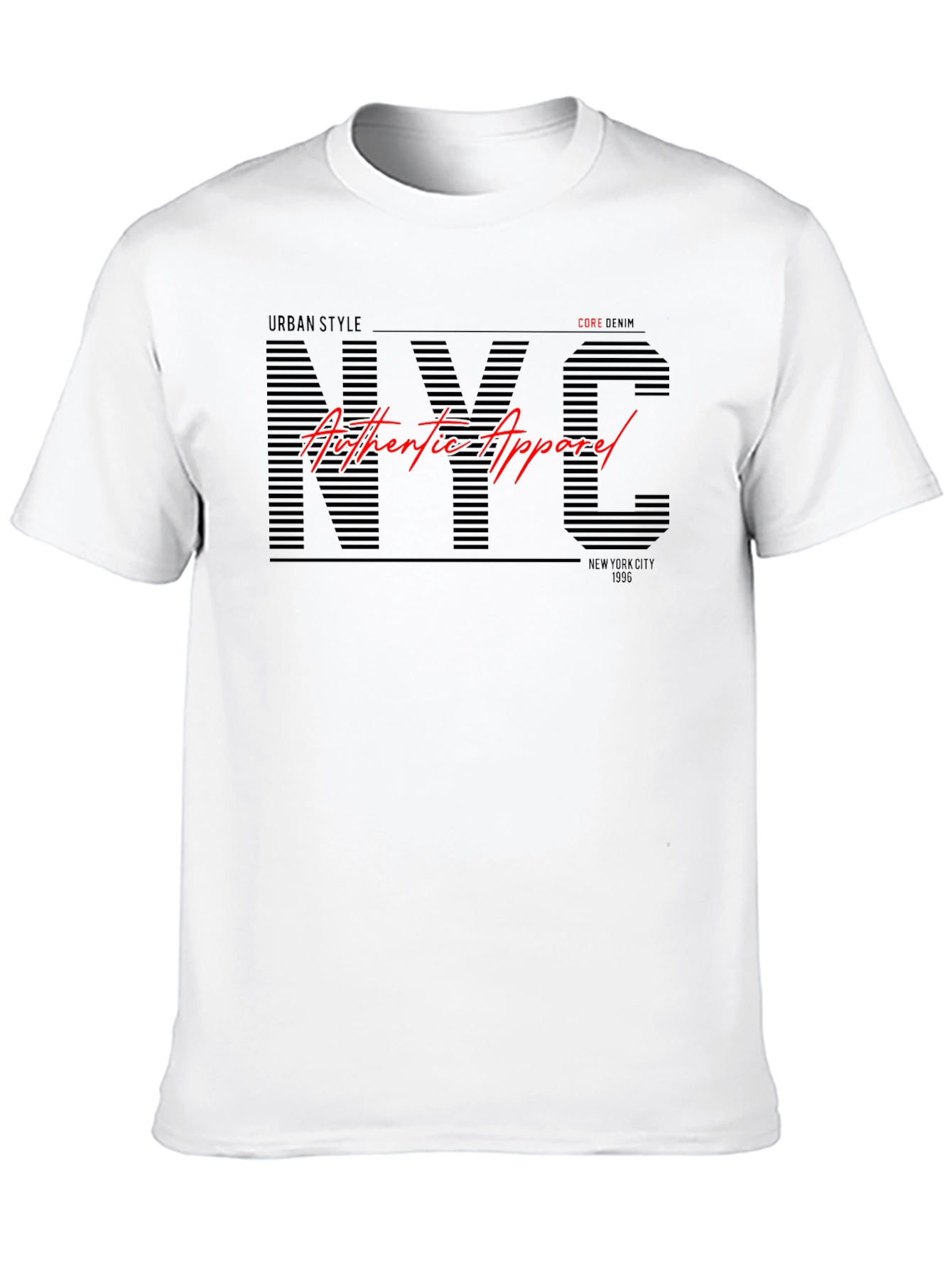 NYC Authentic Apparel Graphic Tee - Urban Style