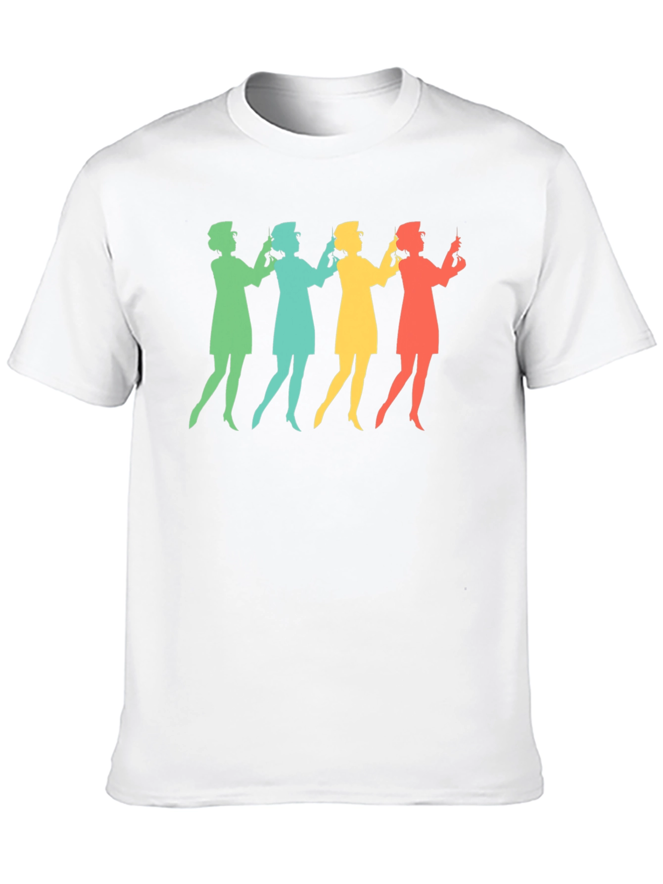 Retro Nurse Silhouette T-Shirt