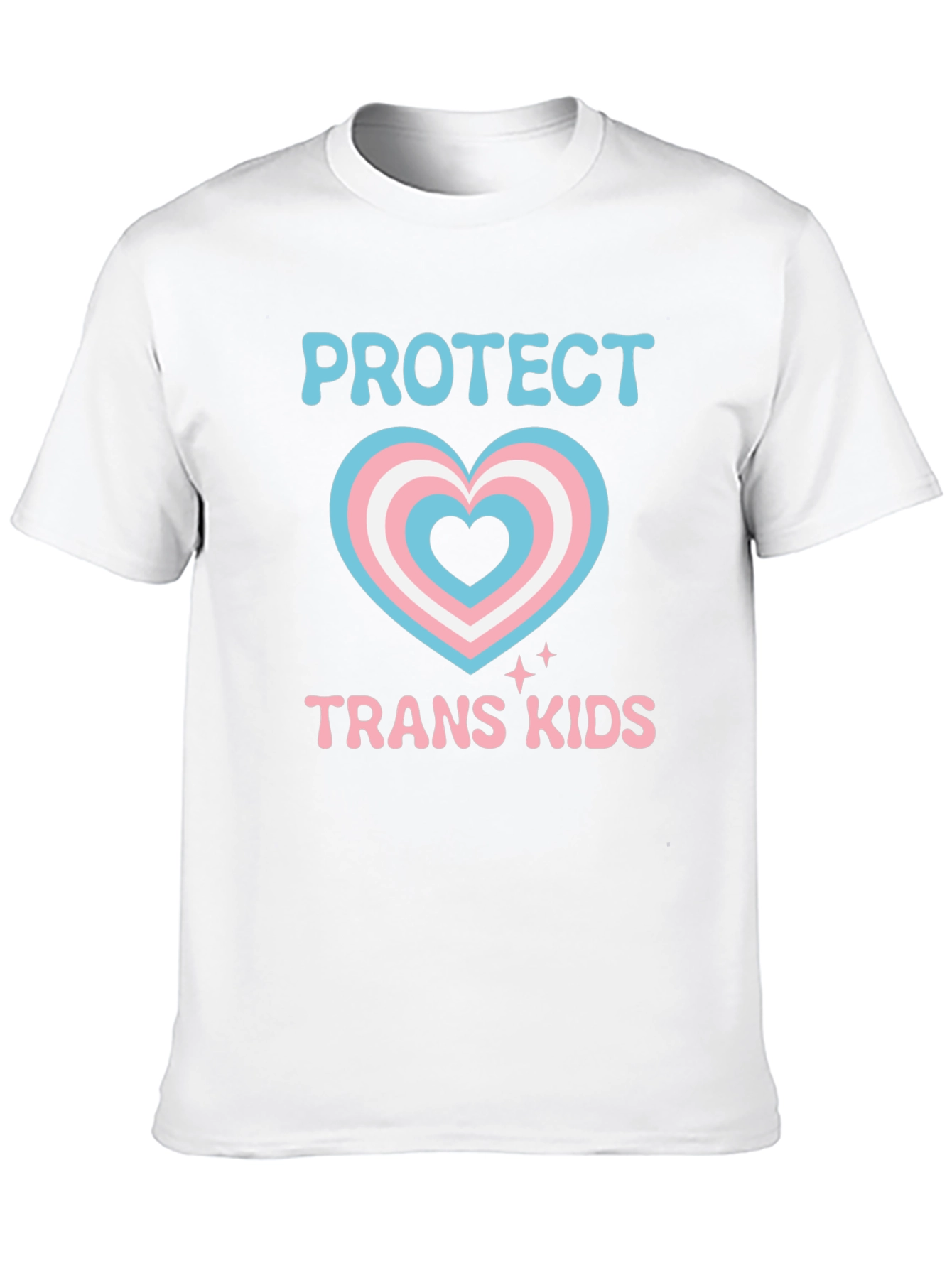 Protect Trans Kids T-Shirt - Heart Design