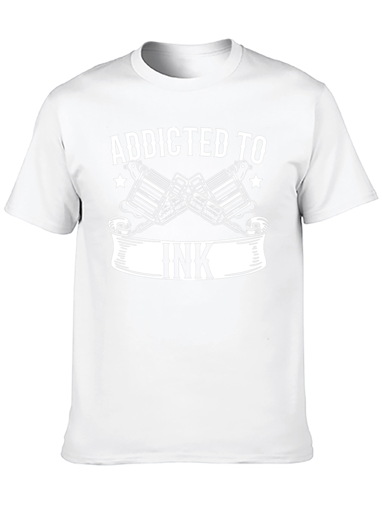 Addicted to Ink Tattoo Artist T-Shirt Black