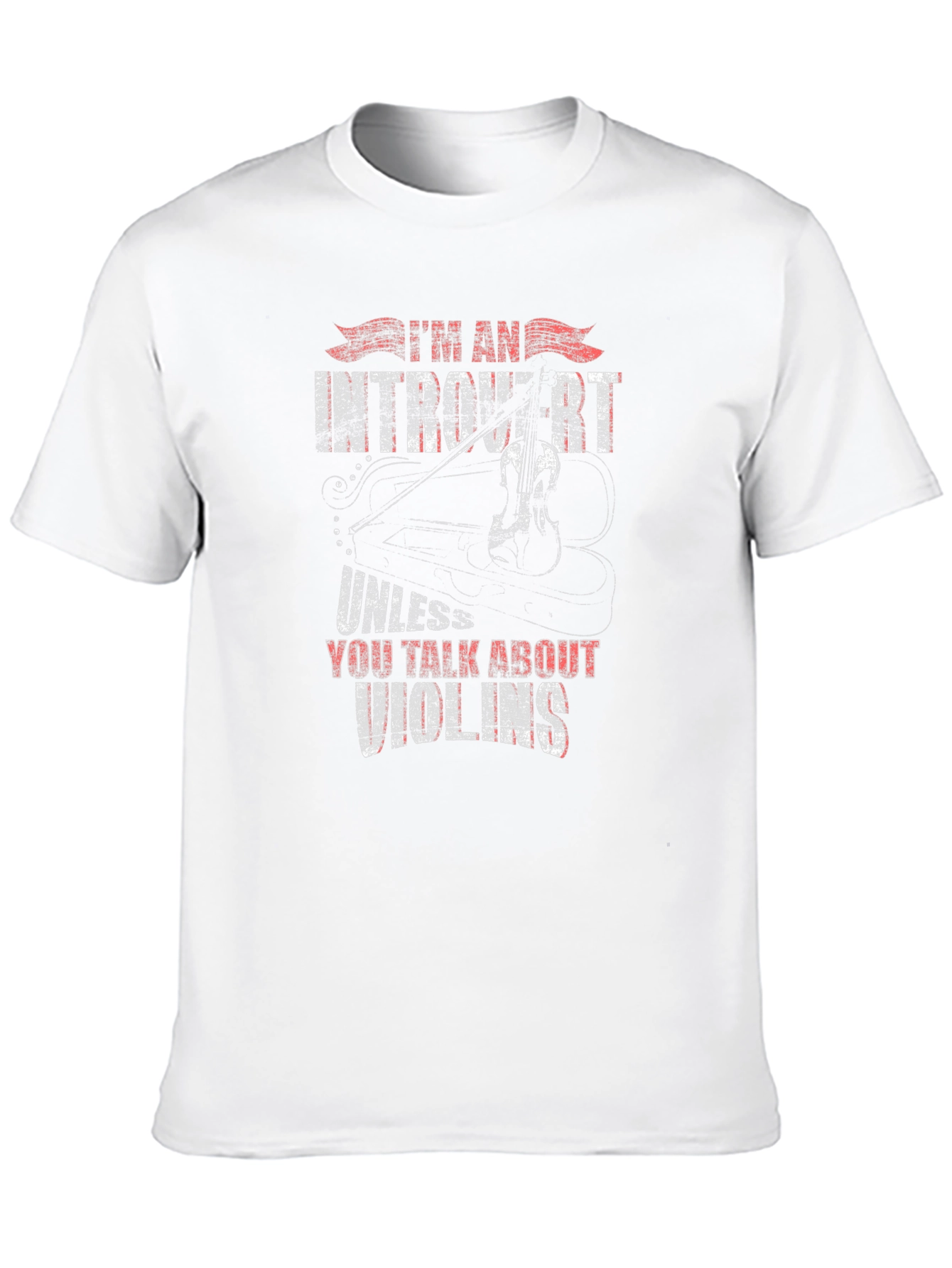 Introvert Violin T-Shirt - Music Lover Tee