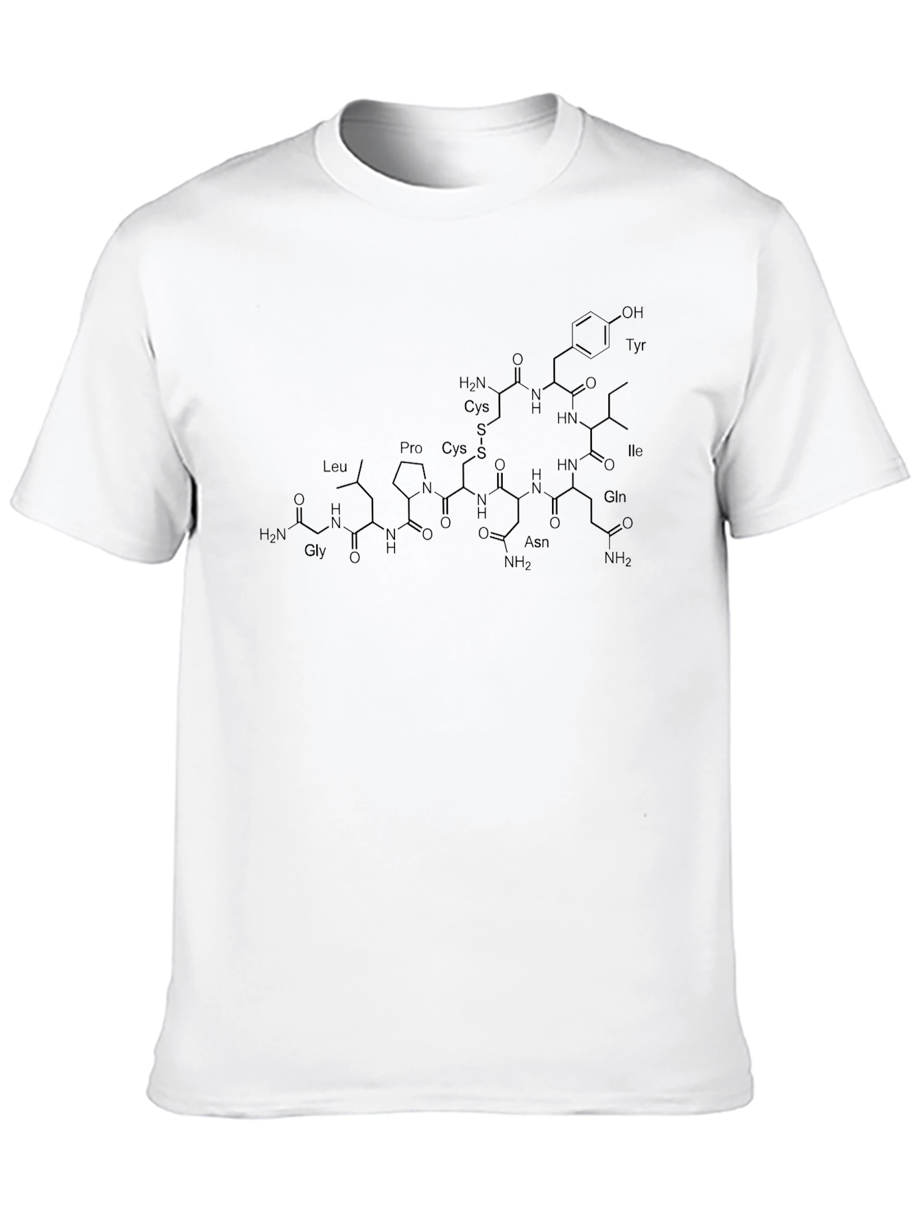 Science T-Shirt - Oxytocin Molecule Design