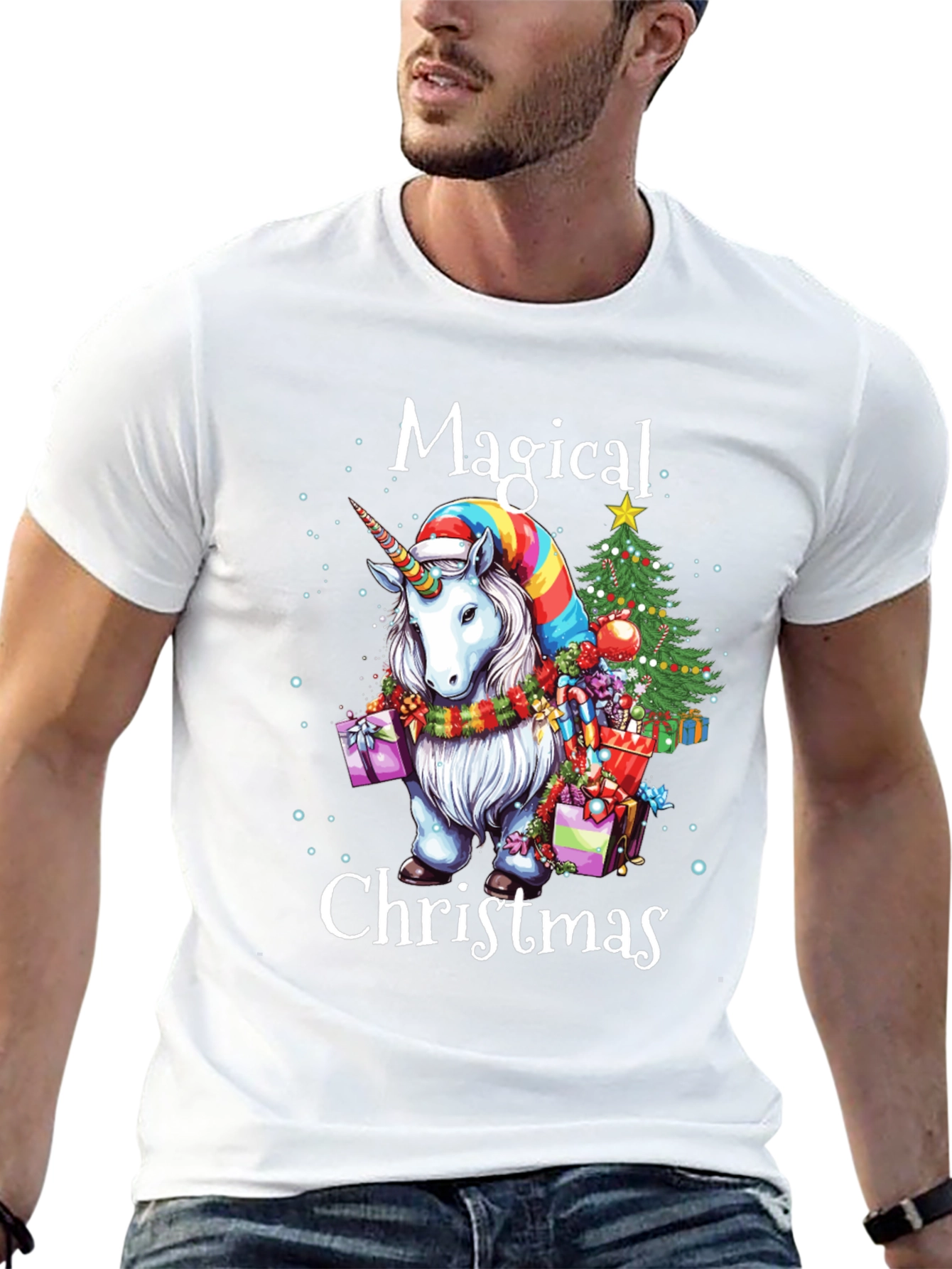 Magical Christmas Unicorn T-Shirt