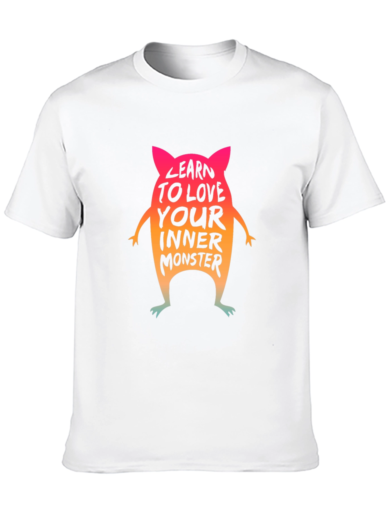 Learn to Love Your Inner Monster Black T-Shirt