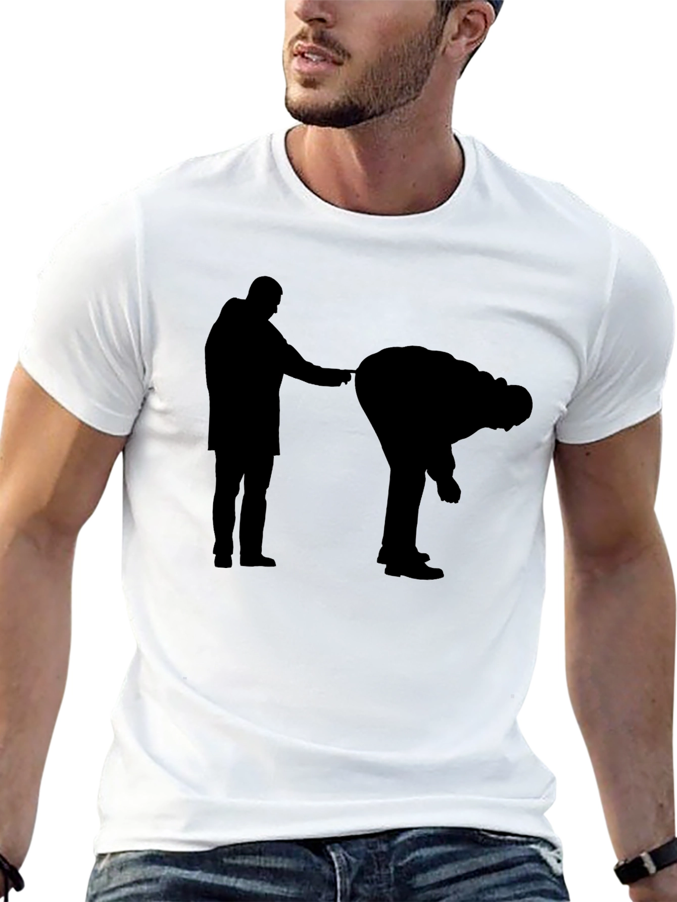 Funny Black Silhouette T-Shirt