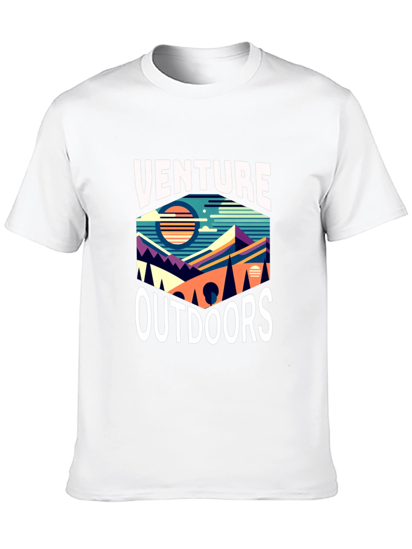 Venture Outdoors Graphic T-Shirt - Adventure Awaits!
