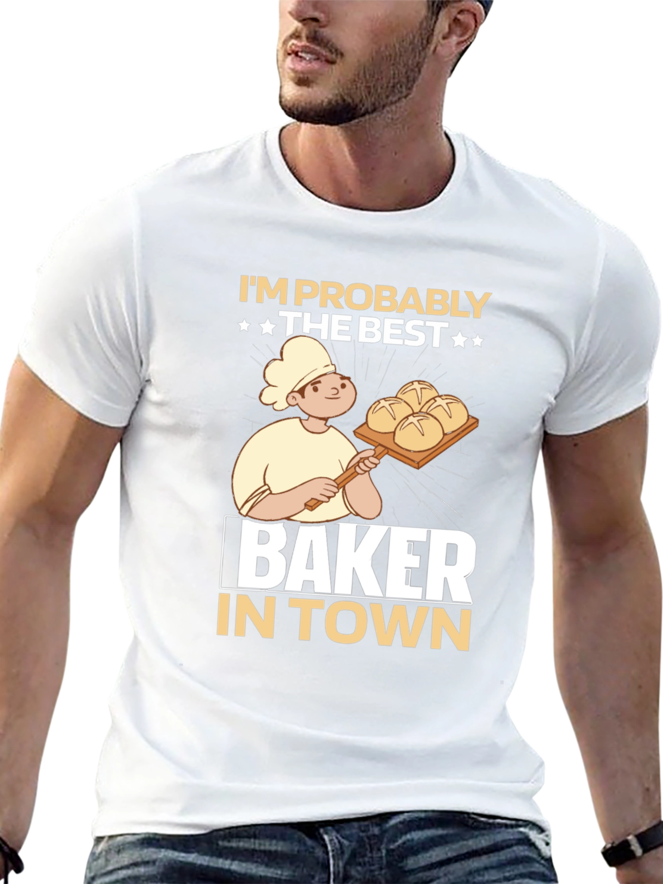 Best Baker in Town Graphic T-Shirt