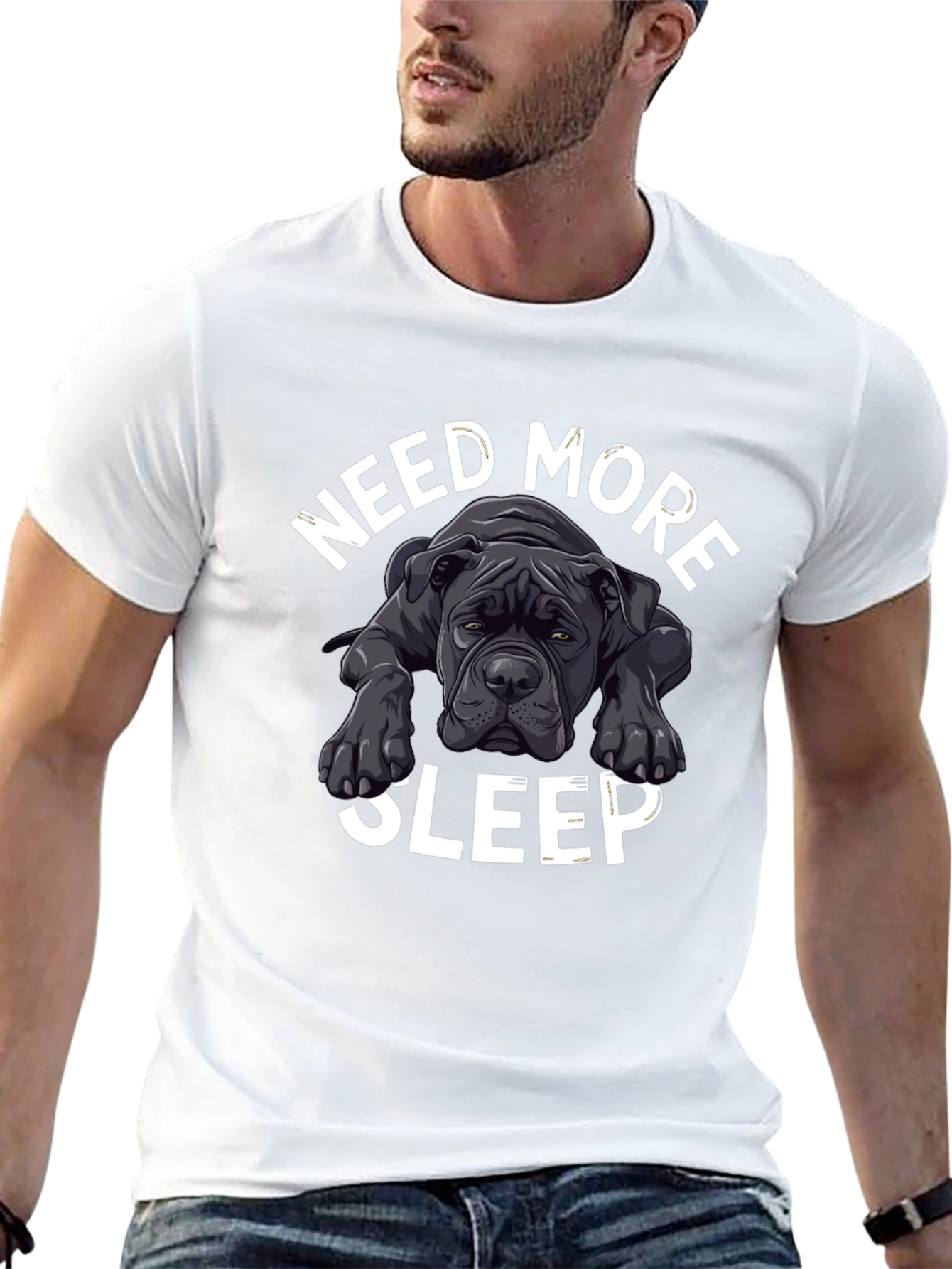 Need More Sleep Dog T-Shirt
