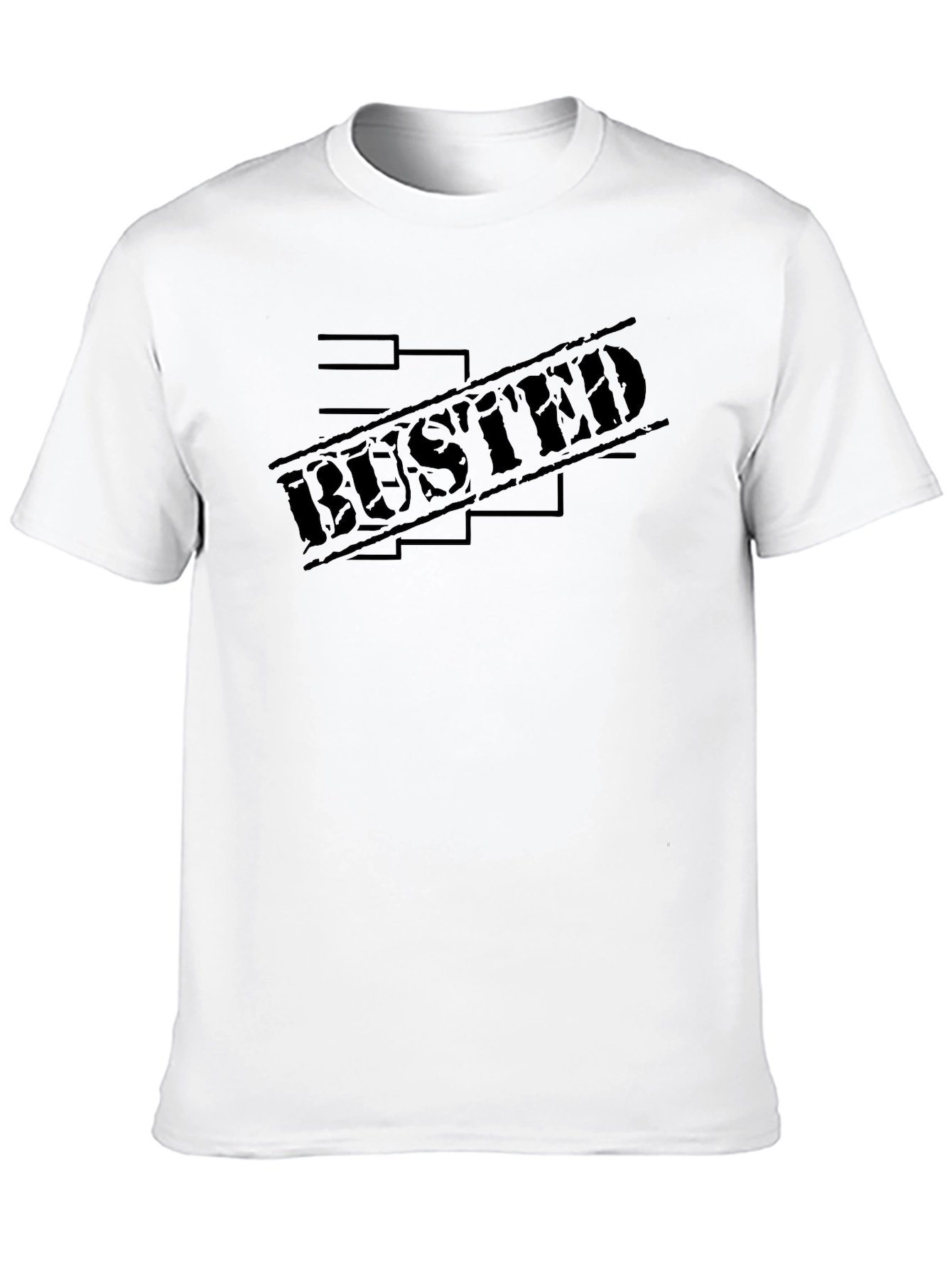 Busted Graphic T-Shirt - Mens Black Tee
