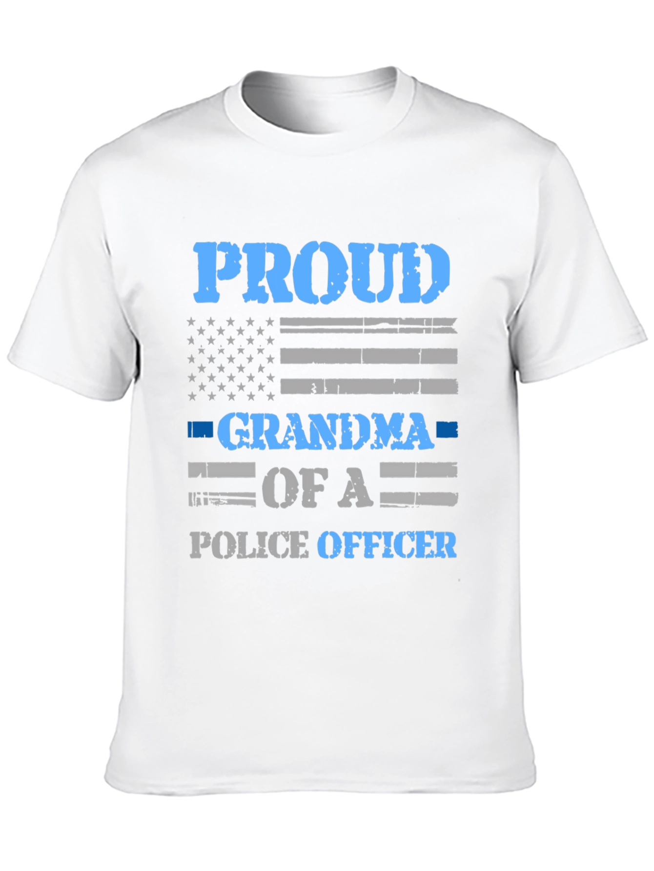 Proud Grandma of a Police Officer Graphic T-Shirt
