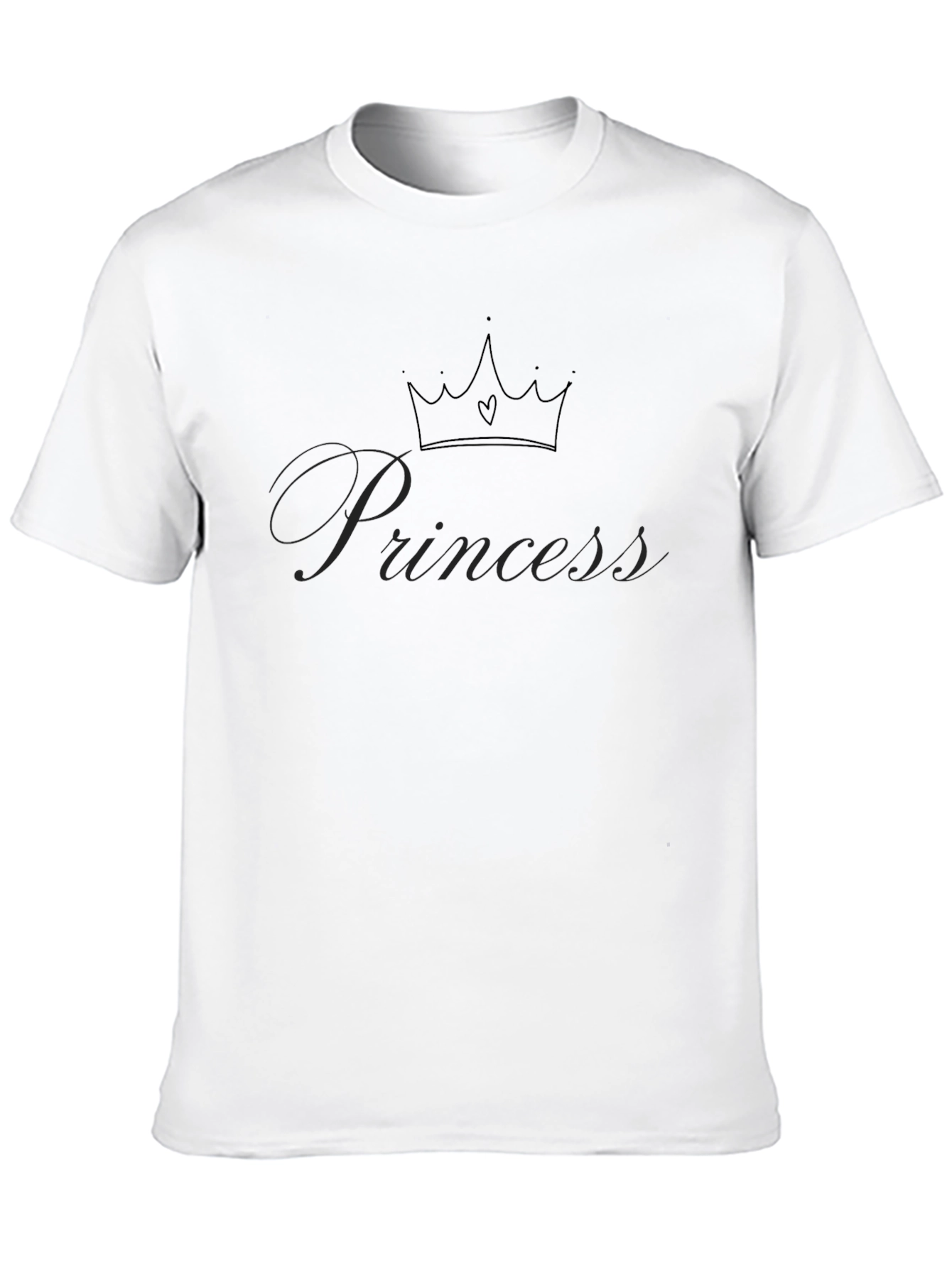 Princess Graphic Black T-Shirt