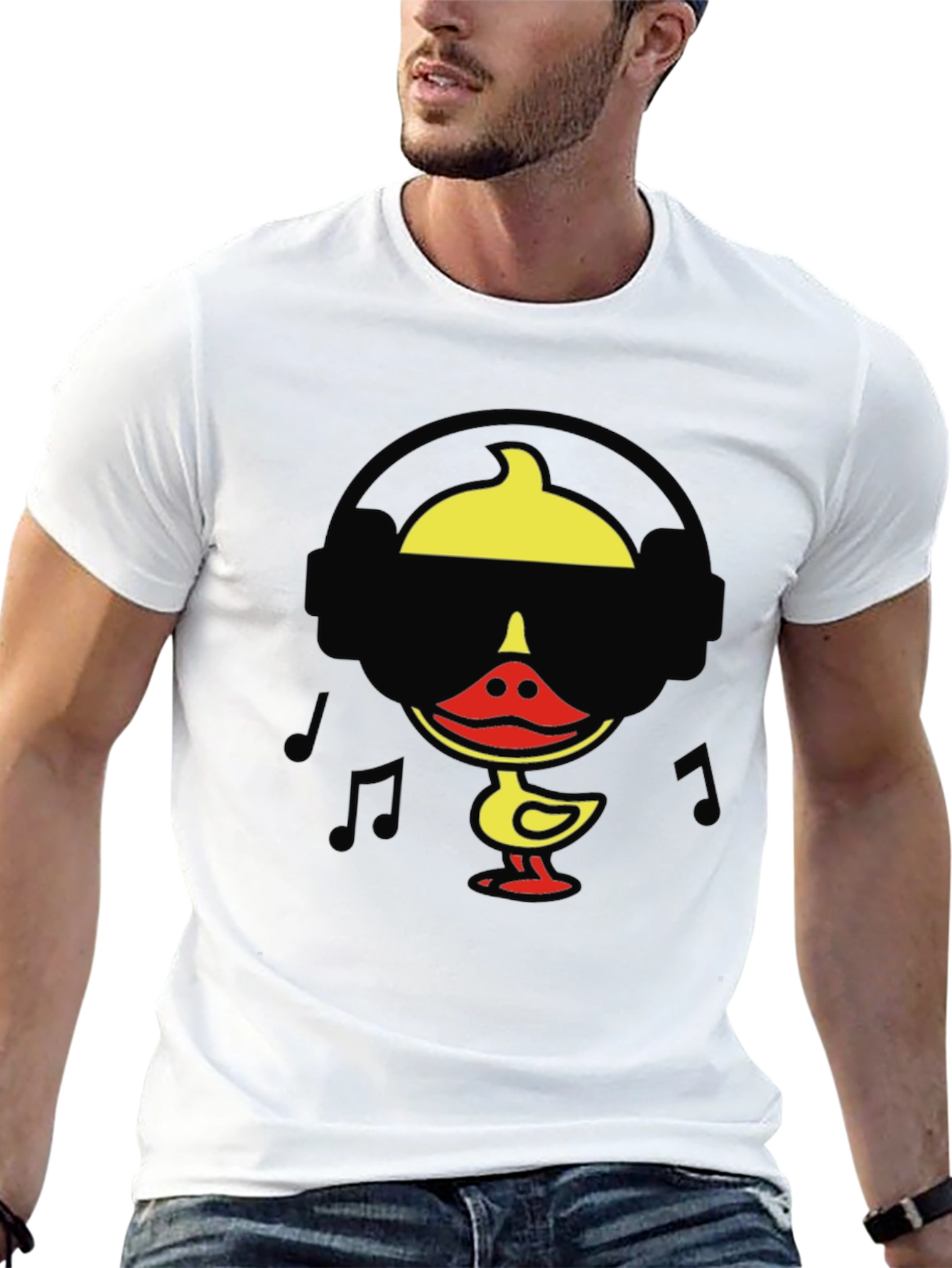 Cool Duck DJ Graphic Tee - Black